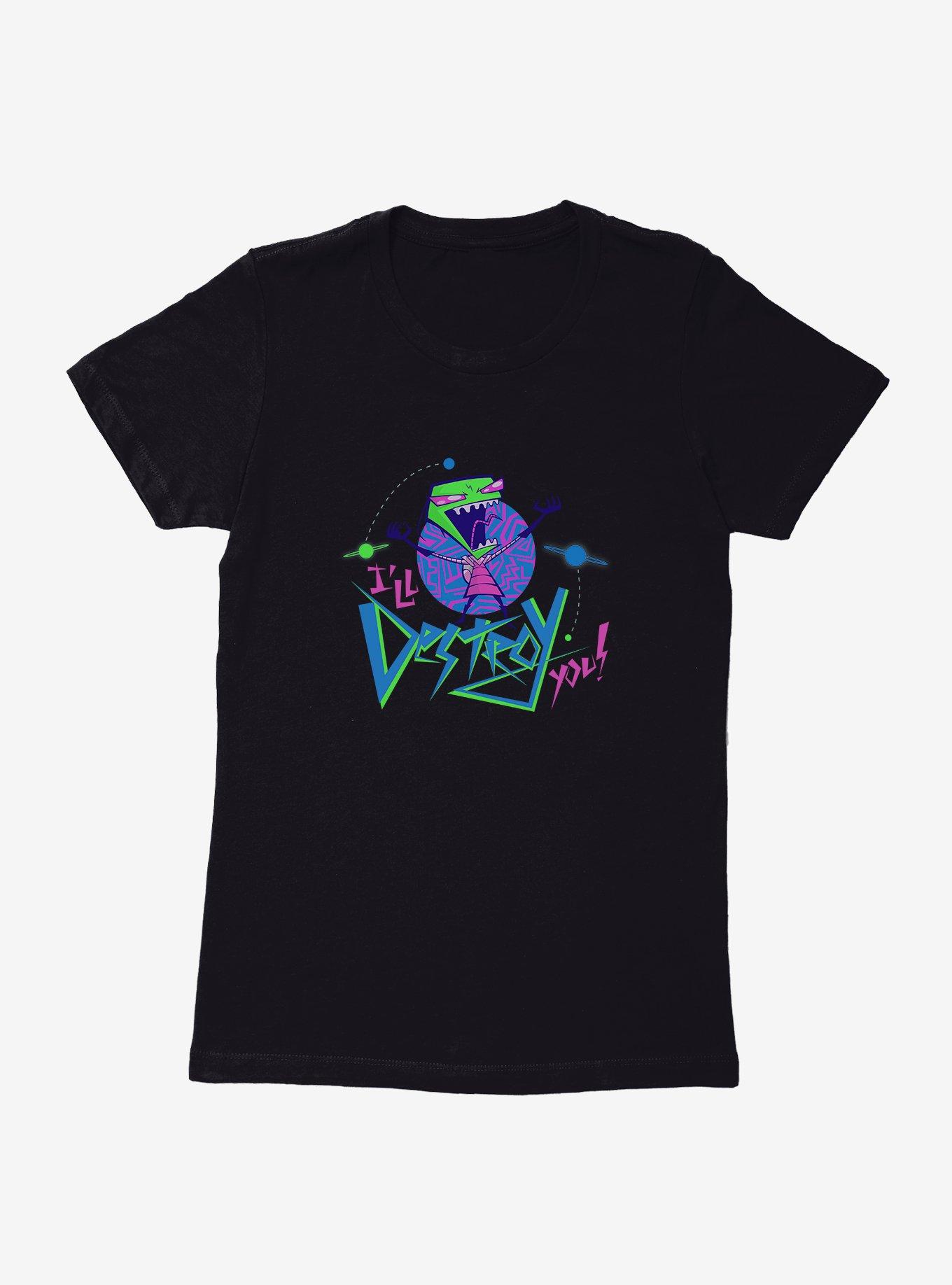 Invader Zim I'll Destroy You Womens T-Shirt, , hi-res