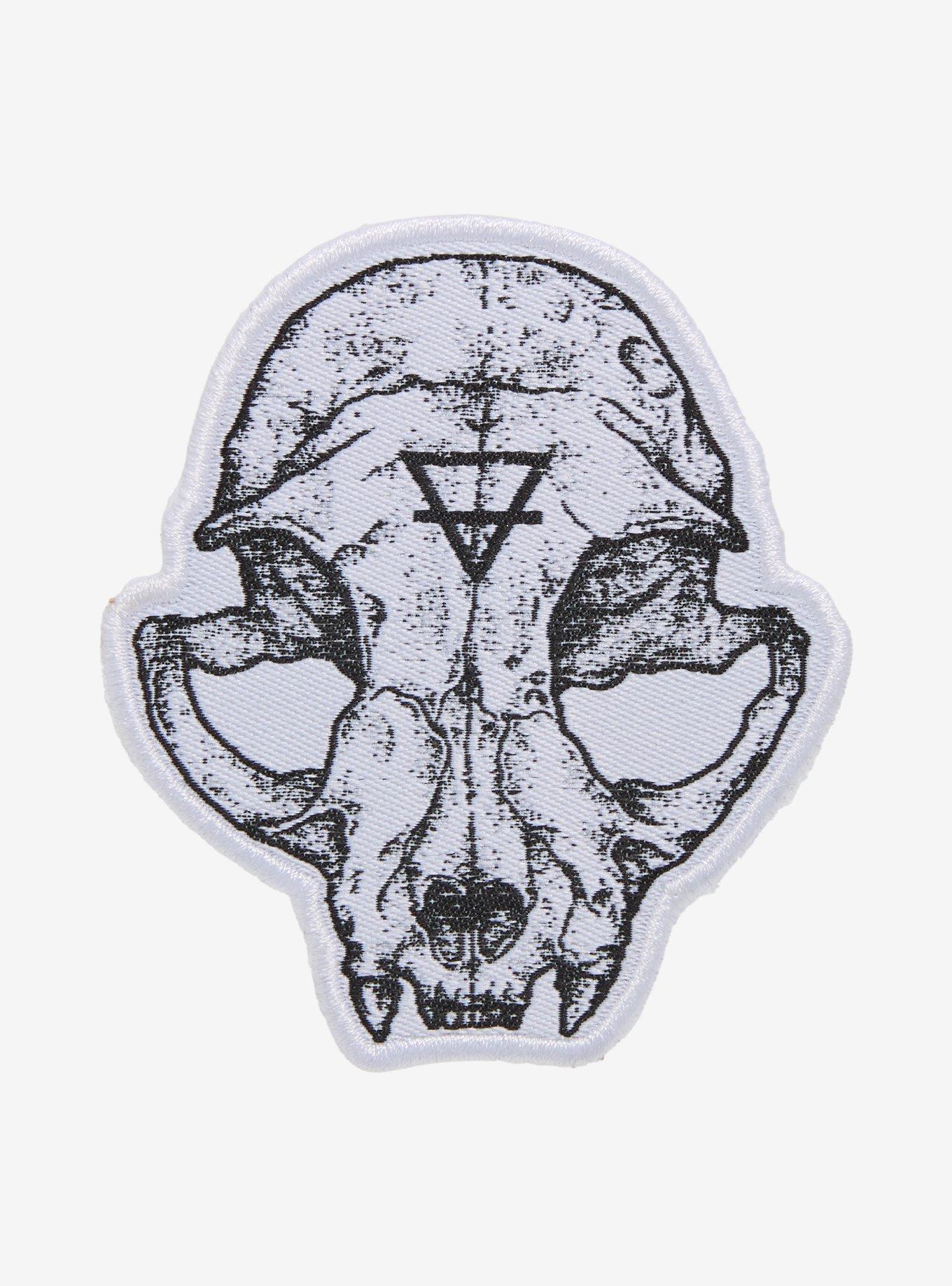 Cat Skull Patch By Deniart, , hi-res