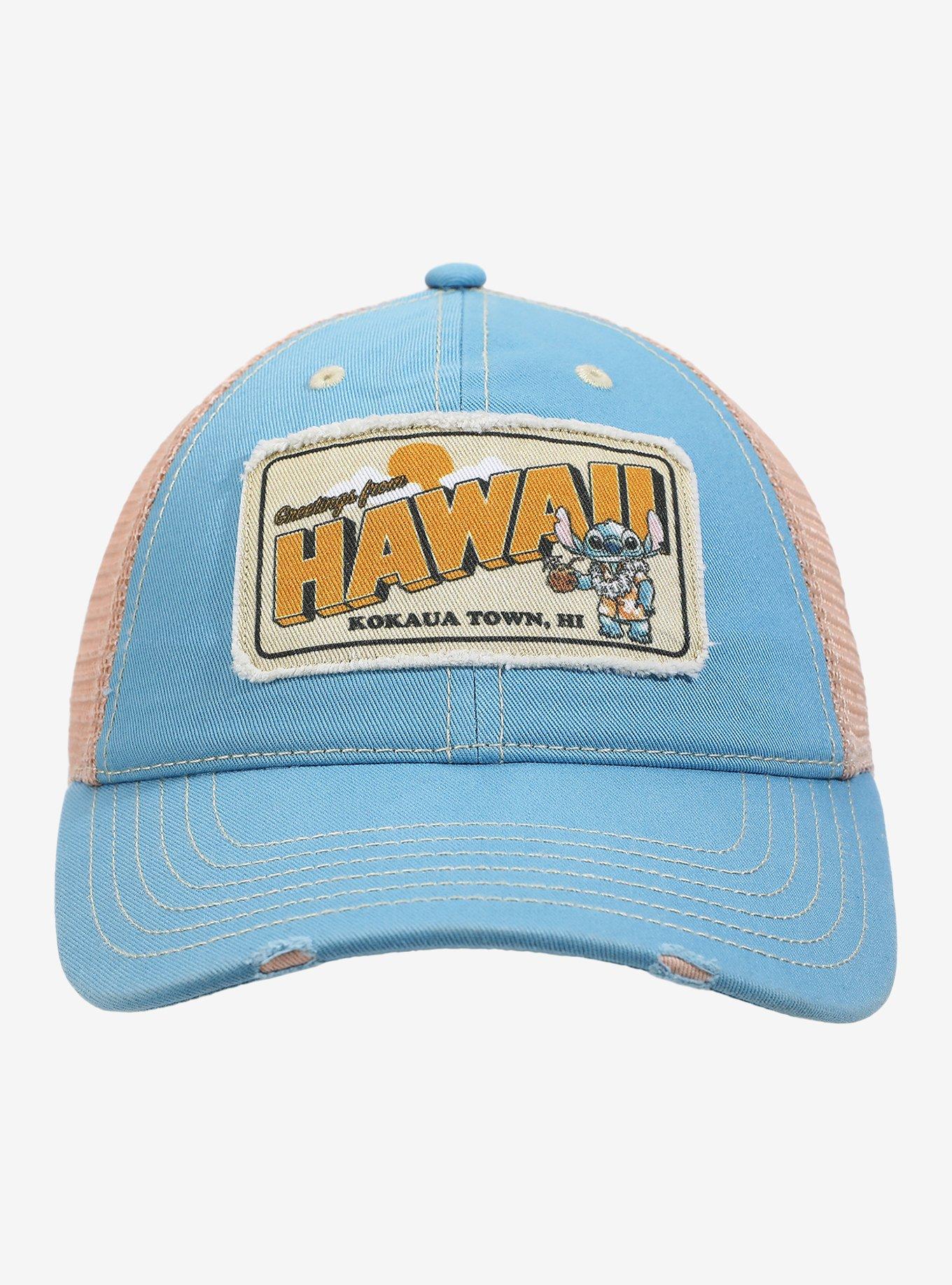 Disney Stitch Postcard Trucker Hat, , hi-res