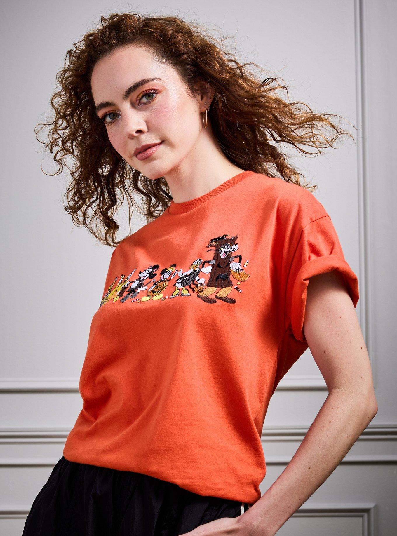 Disney Mickey Mouse & Friends Halloween Costumes Embroidered Women's T-Shirt - BoxLunch Exclusive, , hi-res