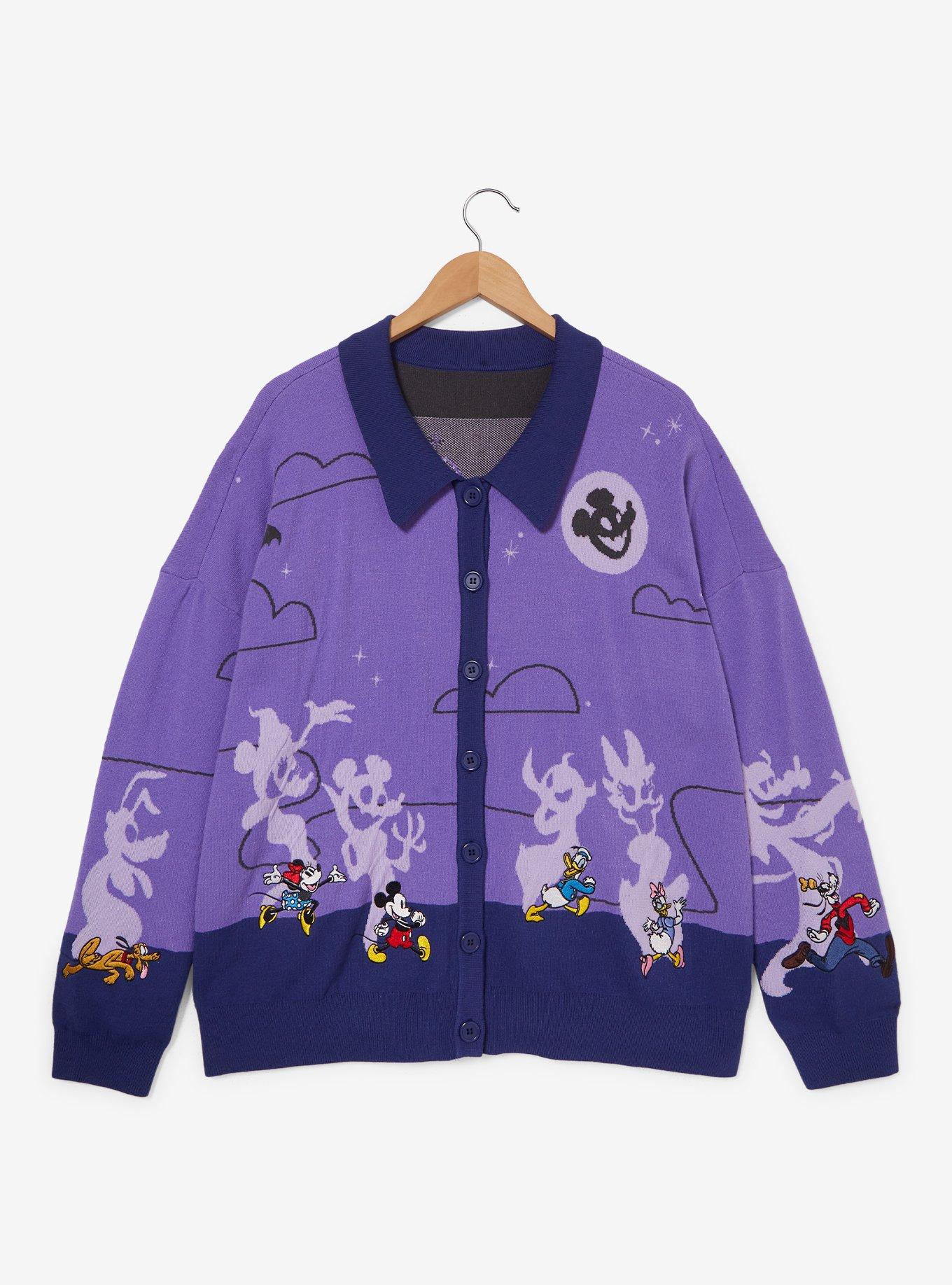 Disney Mickey & Friends Halloween Parade Women's Plus Size Glow-in-the-Dark Cardigan - BoxLunch Exclusive, , hi-res