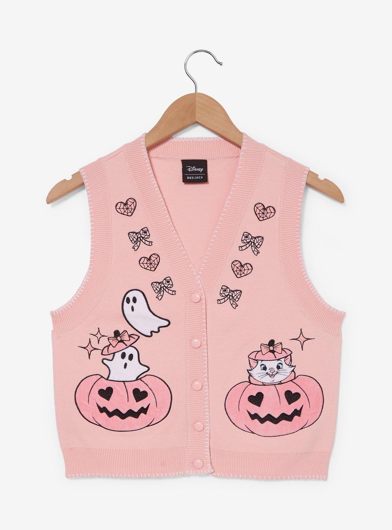 Disney The Aristocats Marie Halloween Pink Women's Vest — BoxLunch Exclusive, , hi-res