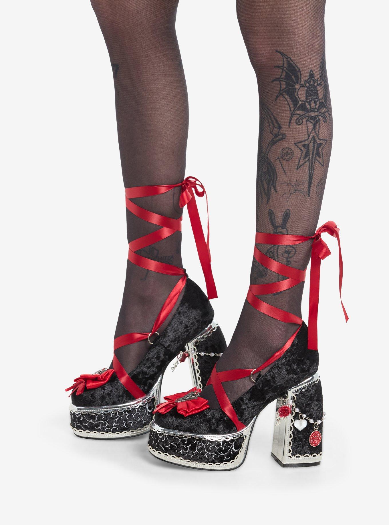 Koi X Twilight The Cold Ones Lace-Up Heels, , hi-res