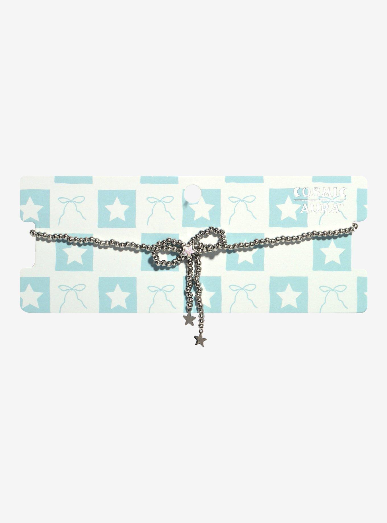 Ribbon Star Beaded Choker, , hi-res