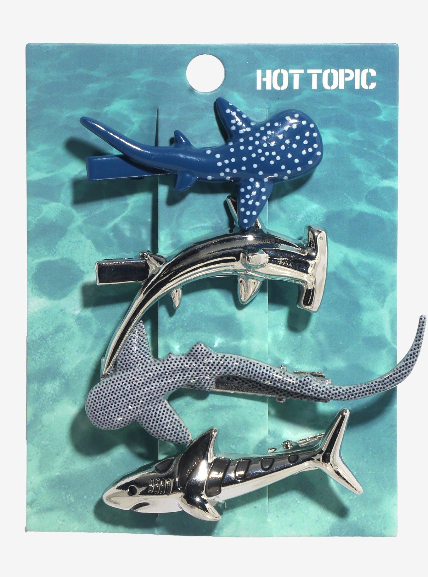 Shark Assortment Hair Clip Set, , hi-res