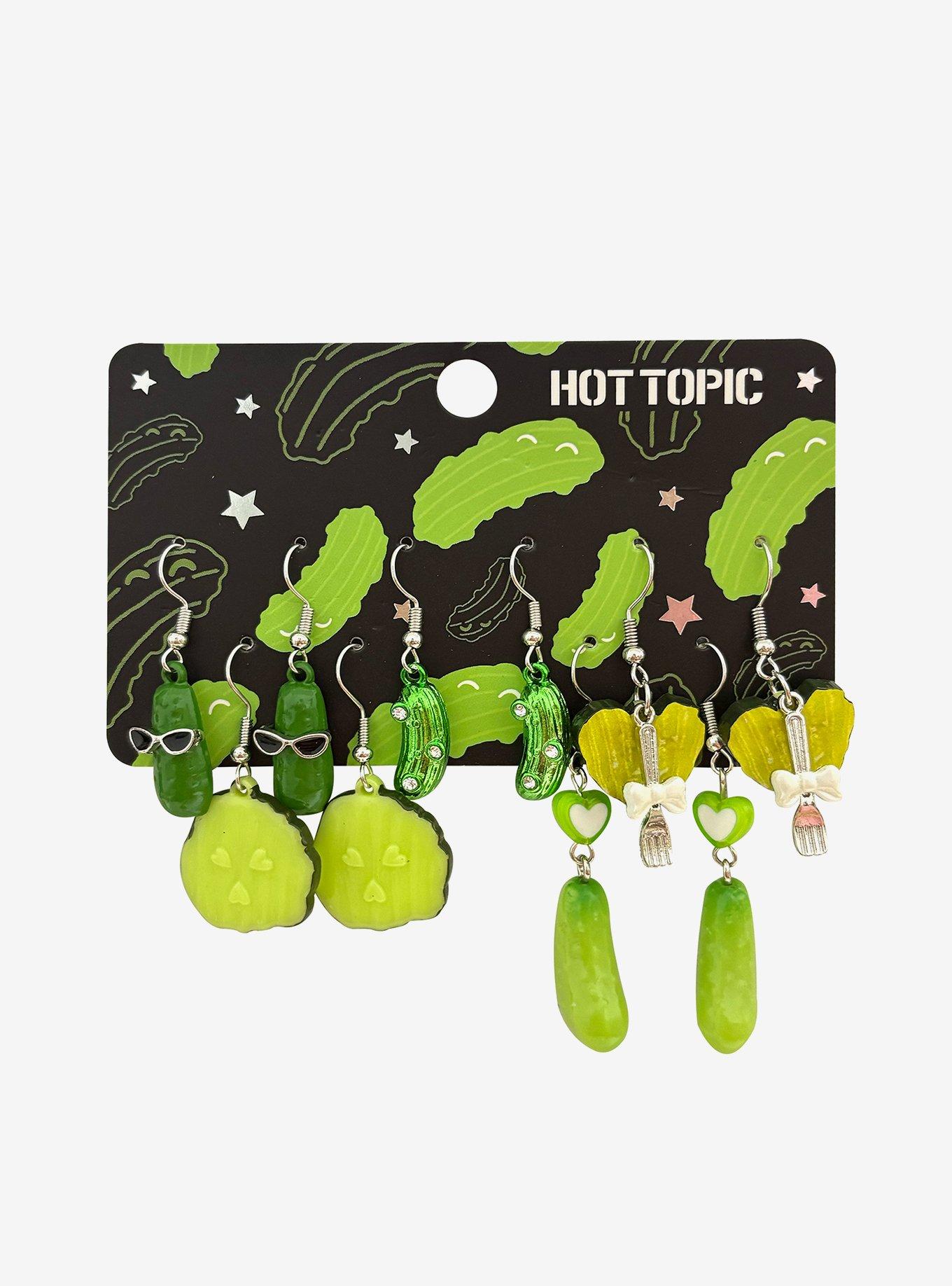 Pickle Drop Earring Set, , hi-res