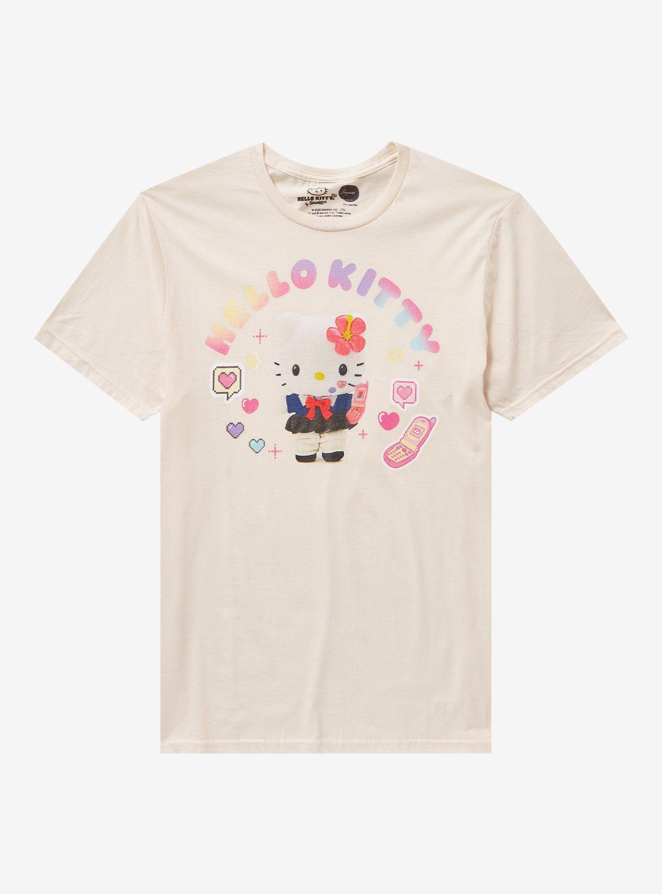 Hello Kitty Kogyaru Plush Icons Girls T-Shirt, , hi-res