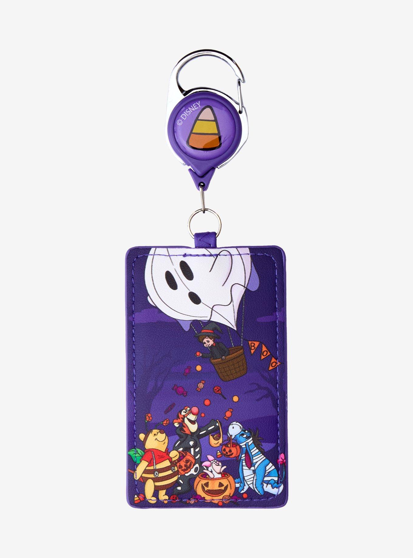 Disney Winnie the Pooh Halloween Pooh Bear & Friends Retractable Lanyard - BoxLunch Exclusive, , hi-res