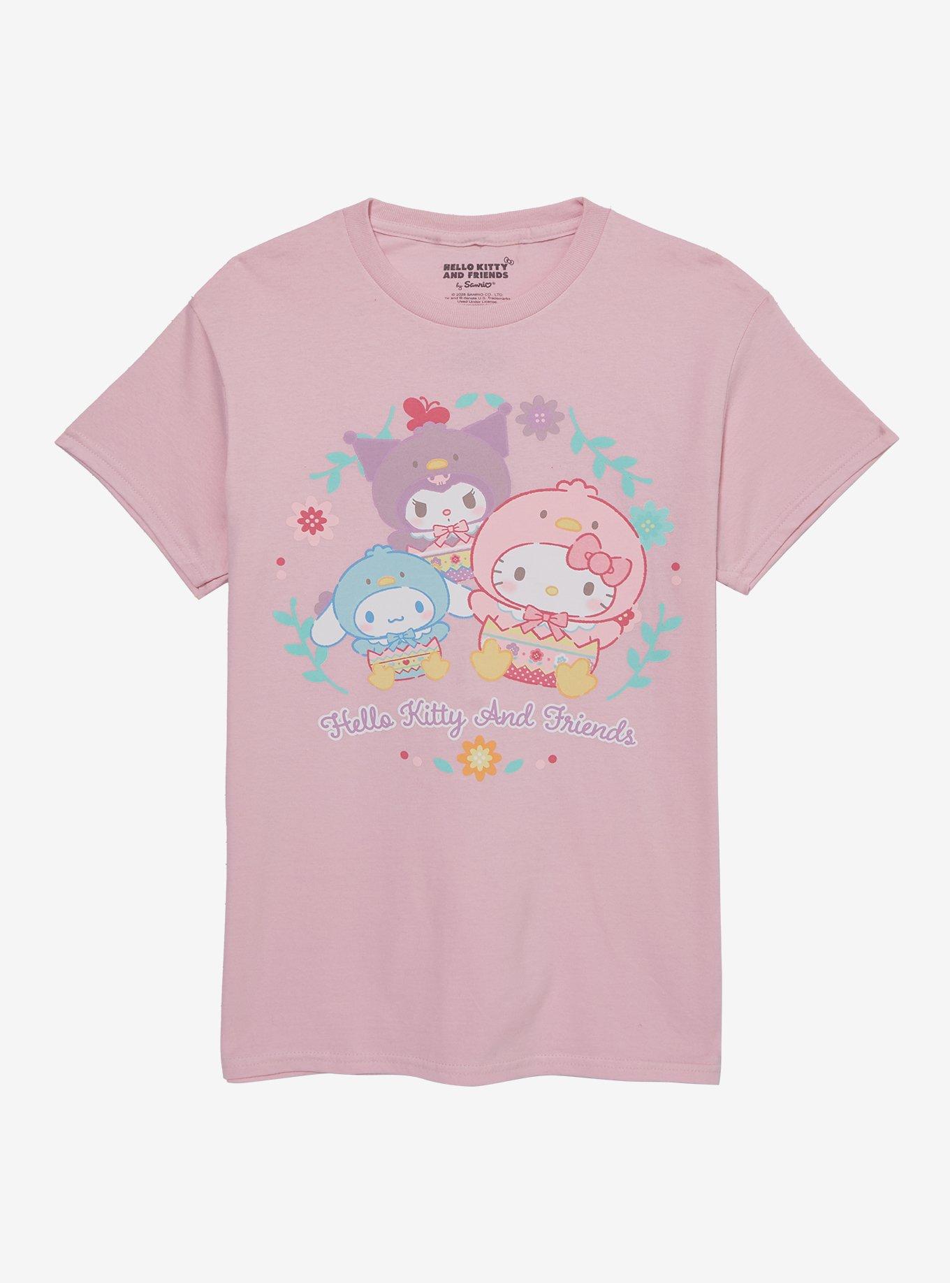 Hello Kitty And Friends Spring Chickens Girls T-Shirt, , hi-res