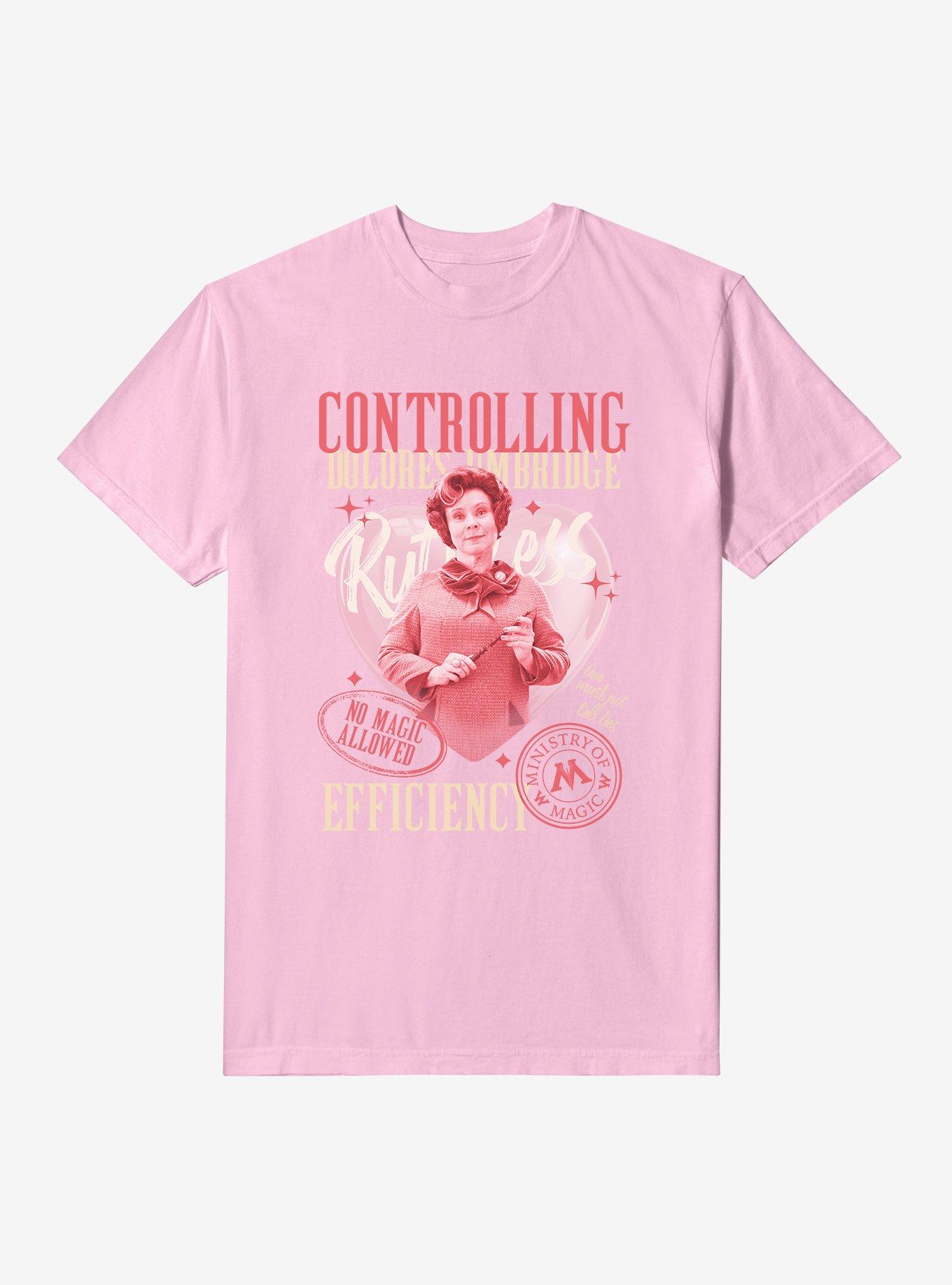 Harry Potter Controlling Dolores Umbridge Garment Dye T-Shirt, BLOSSOM, hi-res
