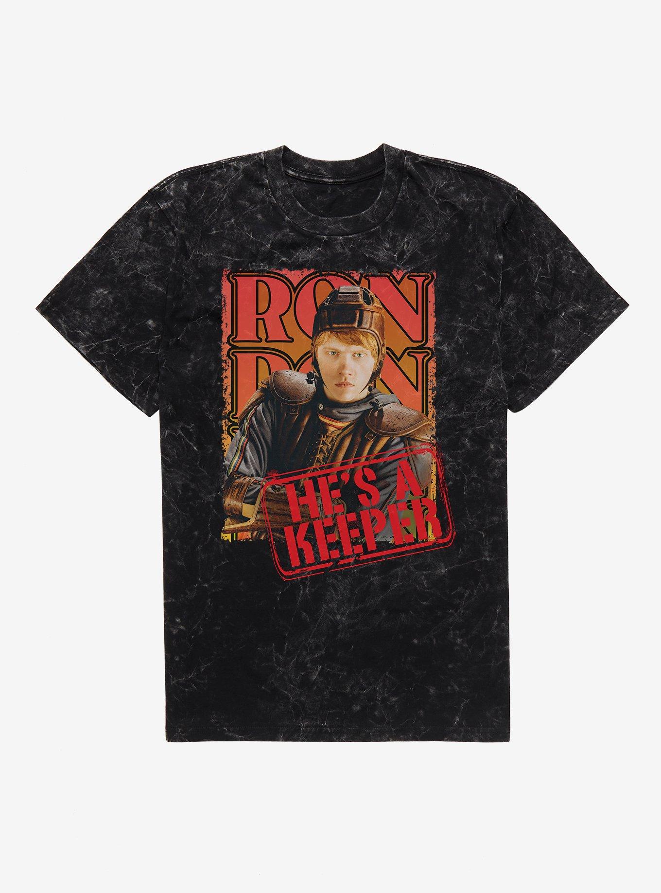 Harry Potter Ron Keeper Mineral Wash T-Shirt, , hi-res