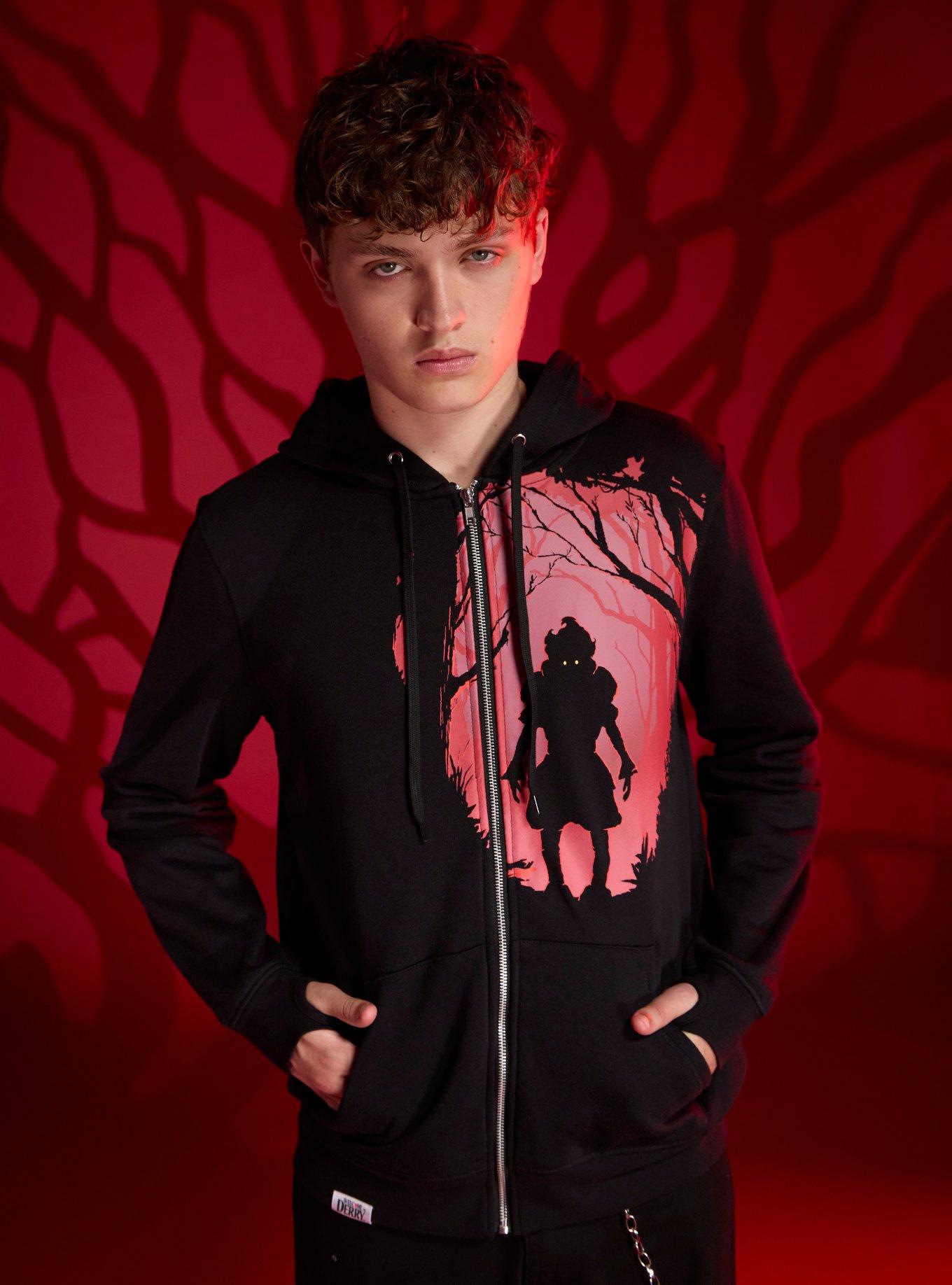 IT Pennywise Silhouette Eyes Hoodie Hot Topic