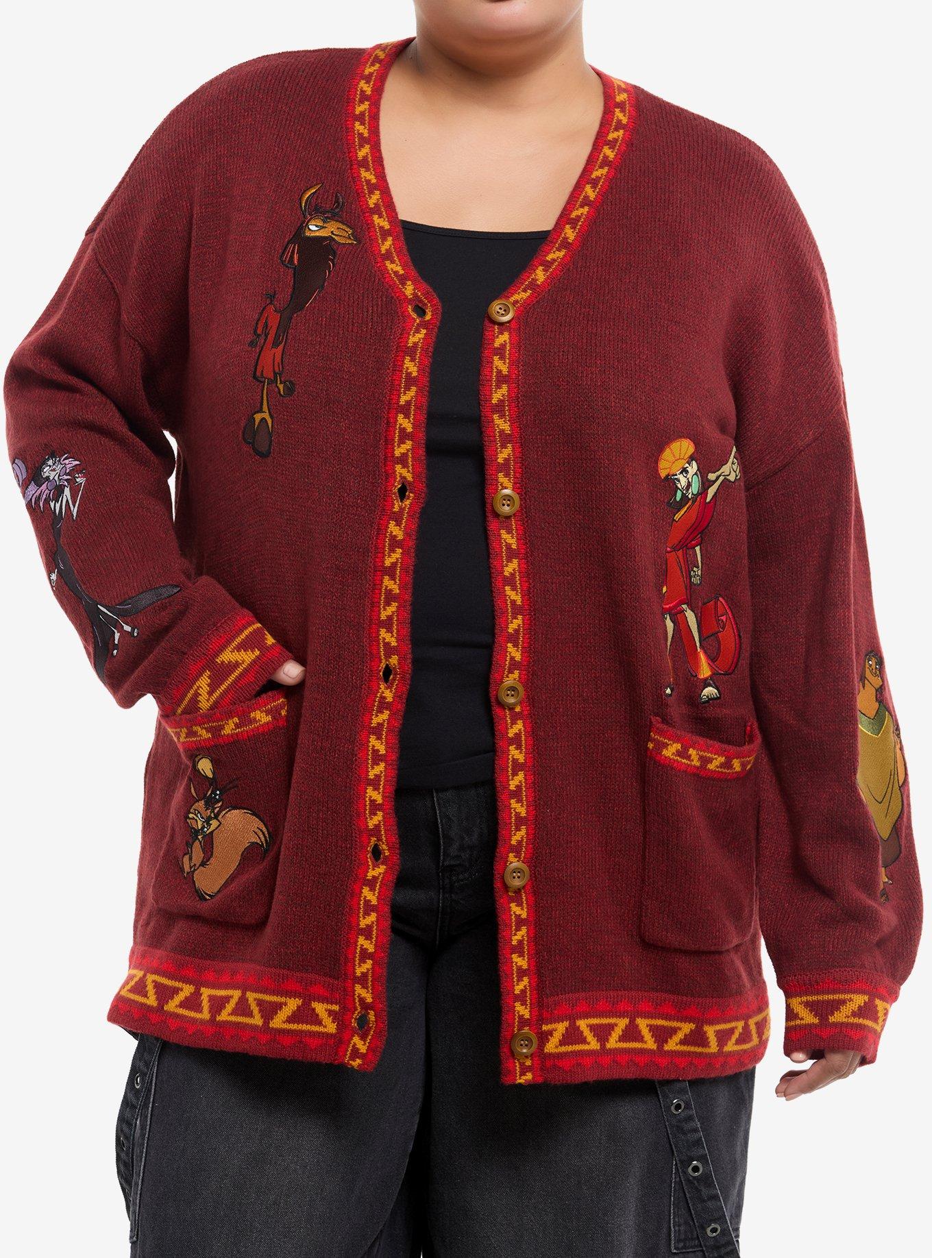 Her Universe Disney The Emperor's New Groove Character Girls Cardigan Plus Size, , hi-res