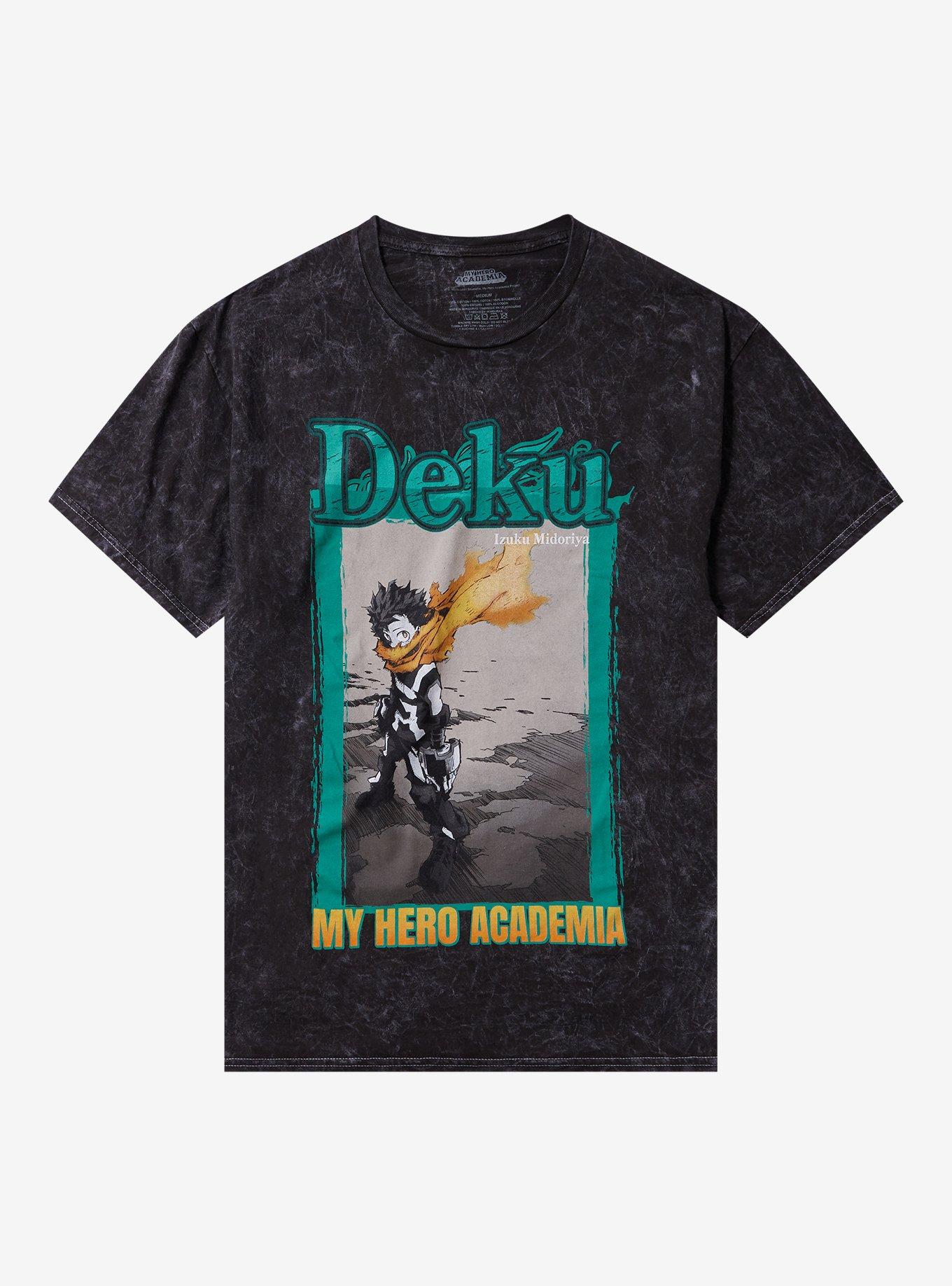 My Hero Academia Deku Frame Dark Wash T-Shirt, , hi-res