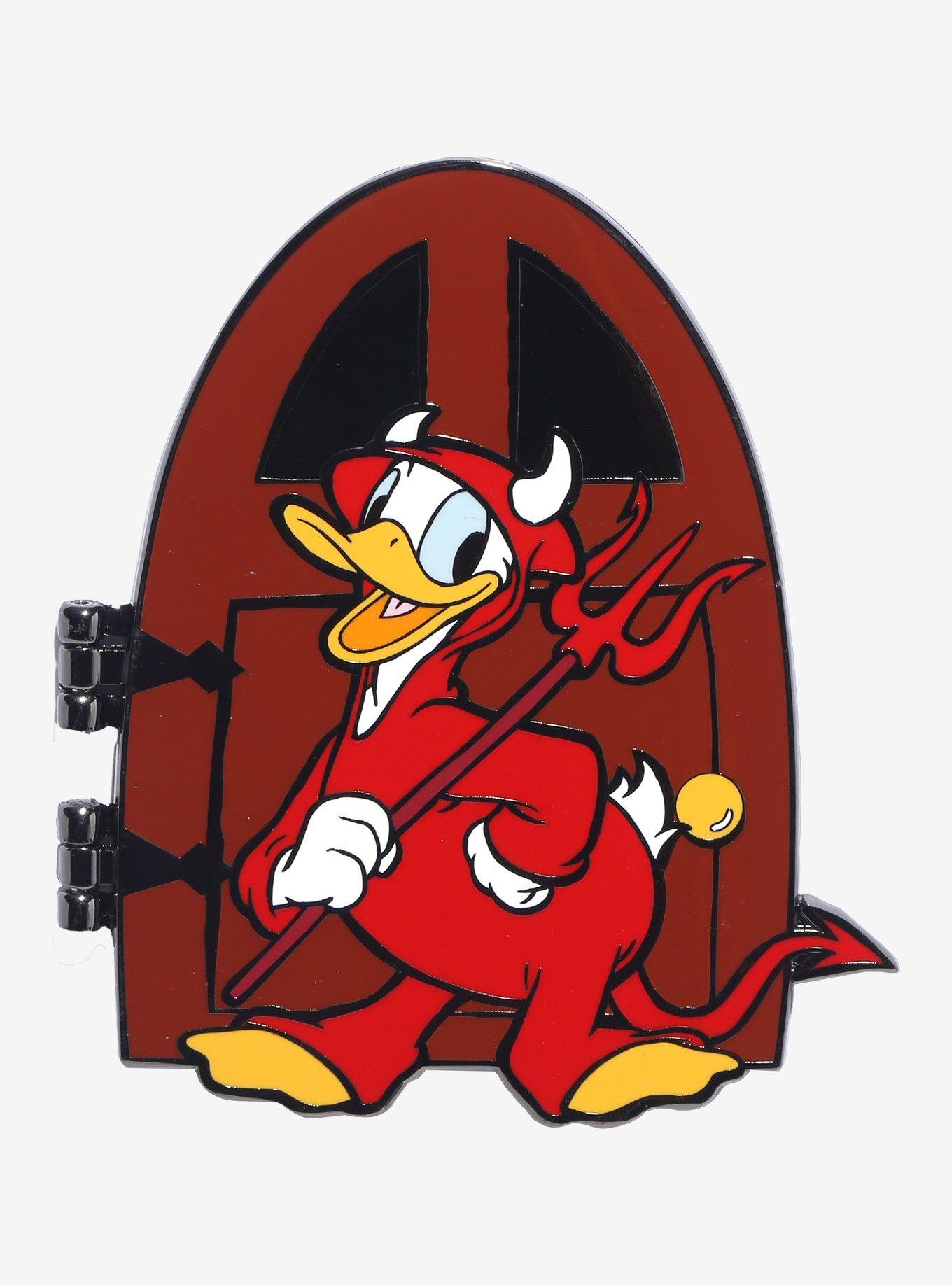 Loungefly Disney Donald Duck Trick-or-Treat Hinged Limited Edition Enamel Pin - BoxLunch Exclusive, , hi-res
