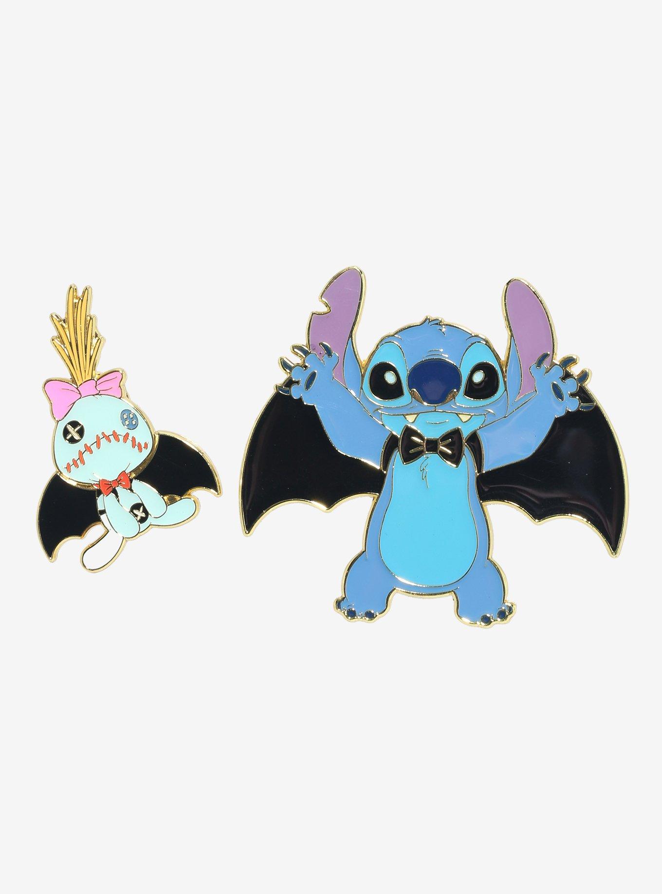 Disney Lilo & Stitch Scrump & Stitch Bats Enamel Pin Set — BoxLunch Exclusive