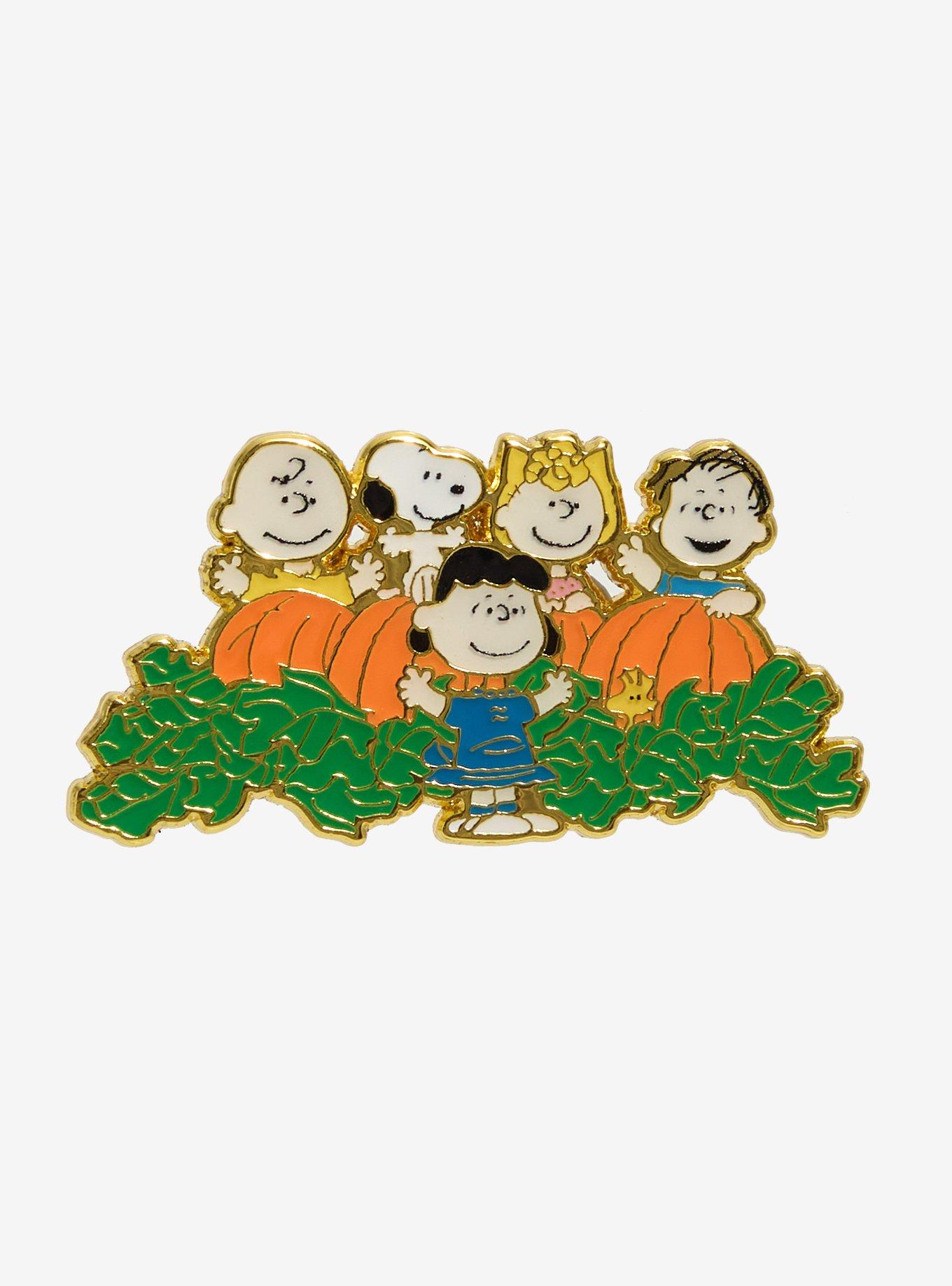 Loungefly Peanuts Pumpkin Patch Scene Enamel Pin - BoxLunch Exclusive, , hi-res