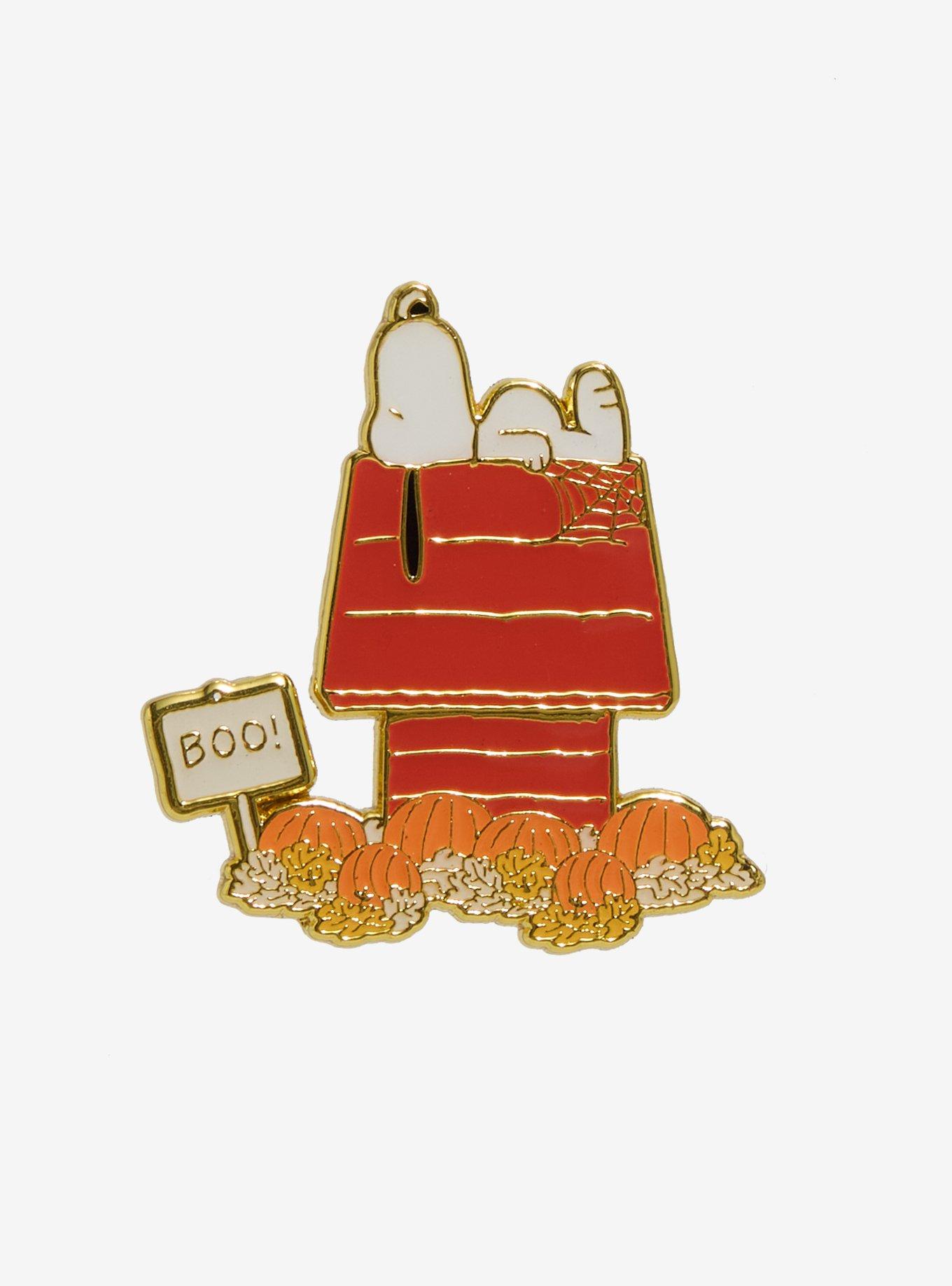 Loungefly Peanuts Snoopy Halloween Doghouse Enamel Pin - BoxLunch Exclusive, , hi-res