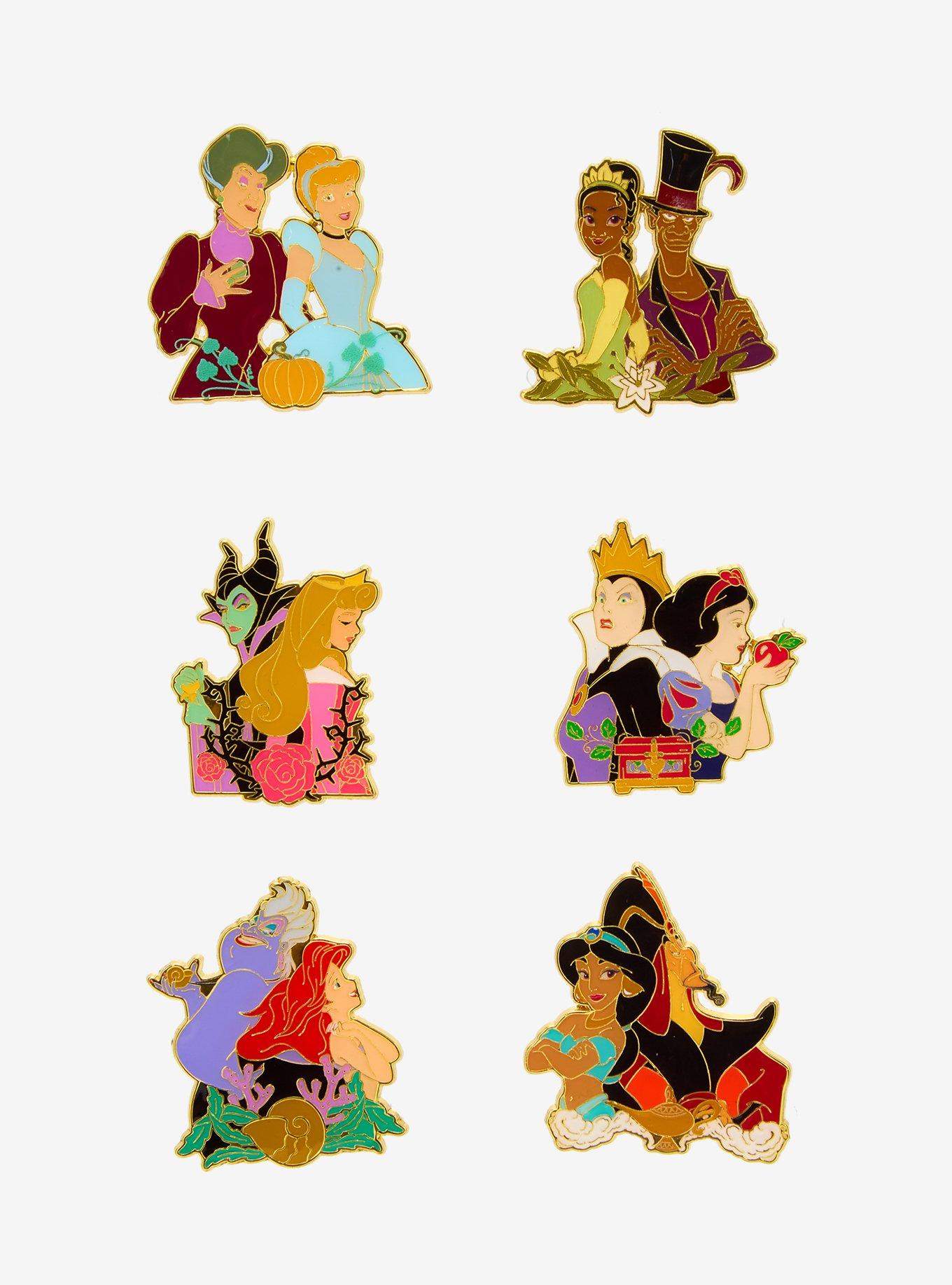 Loungefly Disney Princess & Villain Duo Blind Box Enamel Pin — BoxLunch Exclusive, , hi-res