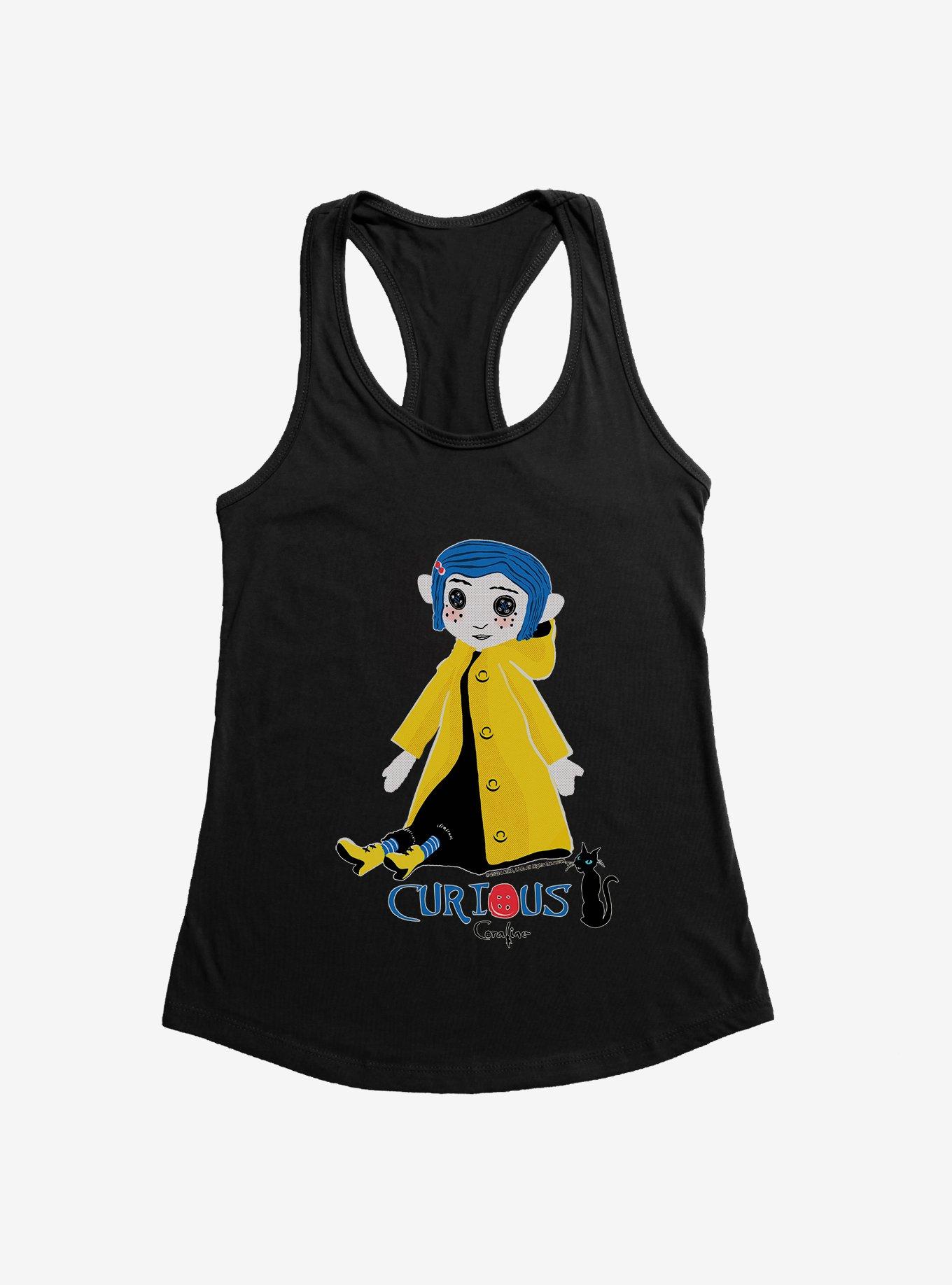 Coraline Curious Girls Tank, BLACK, hi-res