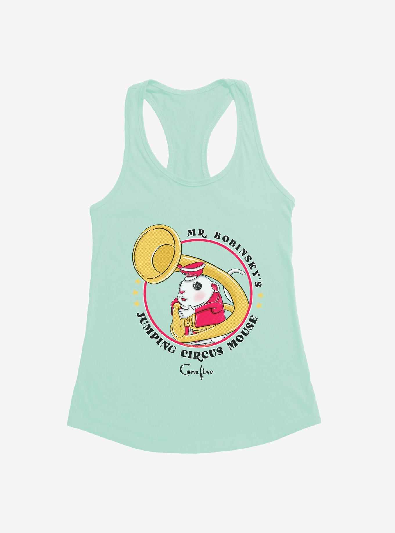 Coraline Jumping Circus Mouse Girls Tank, MINT, hi-res