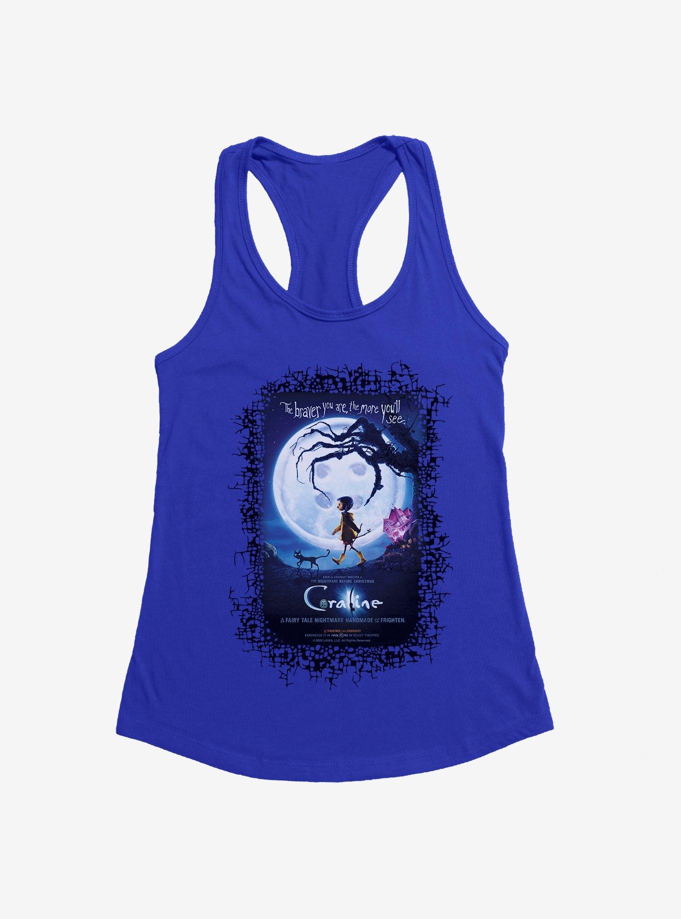 Coraline Moon Silhouette Poster Girls Tank, , hi-res