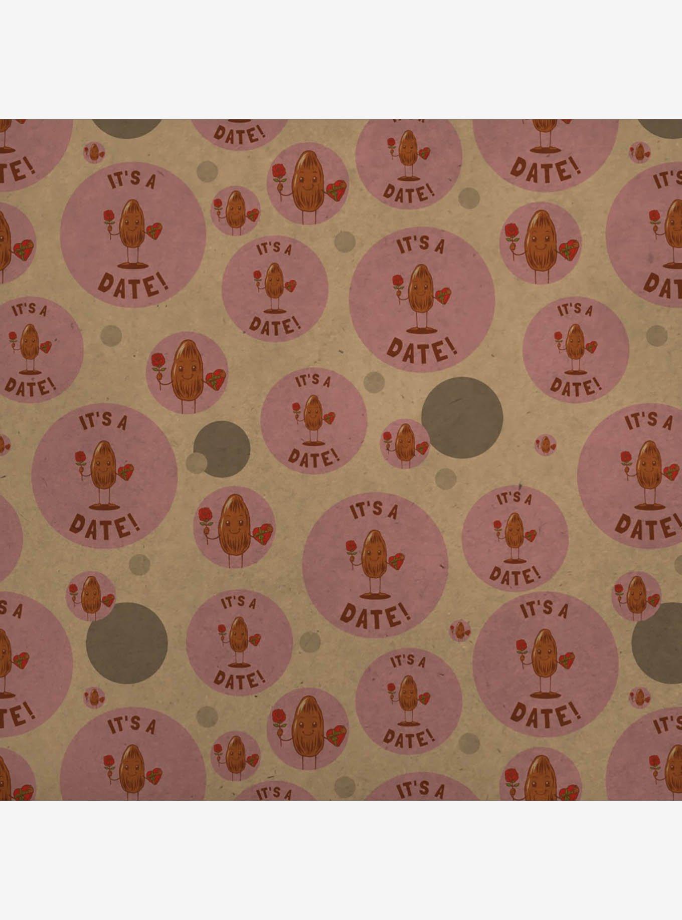 It's A Date Love Rose Candy Premium Kraft Wrapping Paper, , hi-res