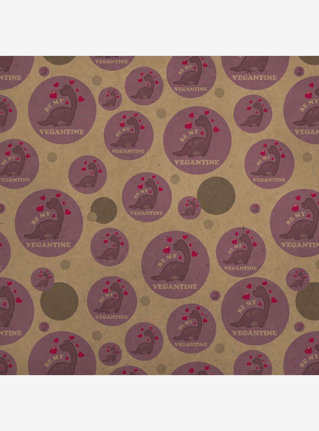 Be My Vegantine Valentine Vegan Premium Kraft Wrapping Paper, , hi-res