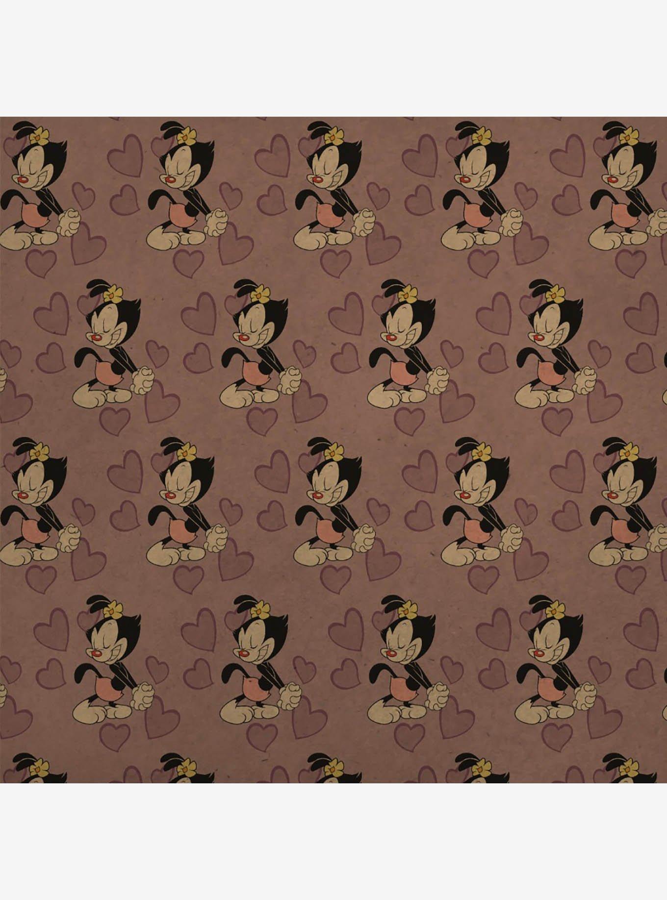 Animaniacs Hearts Premium Kraft Wrapping Paper, , hi-res