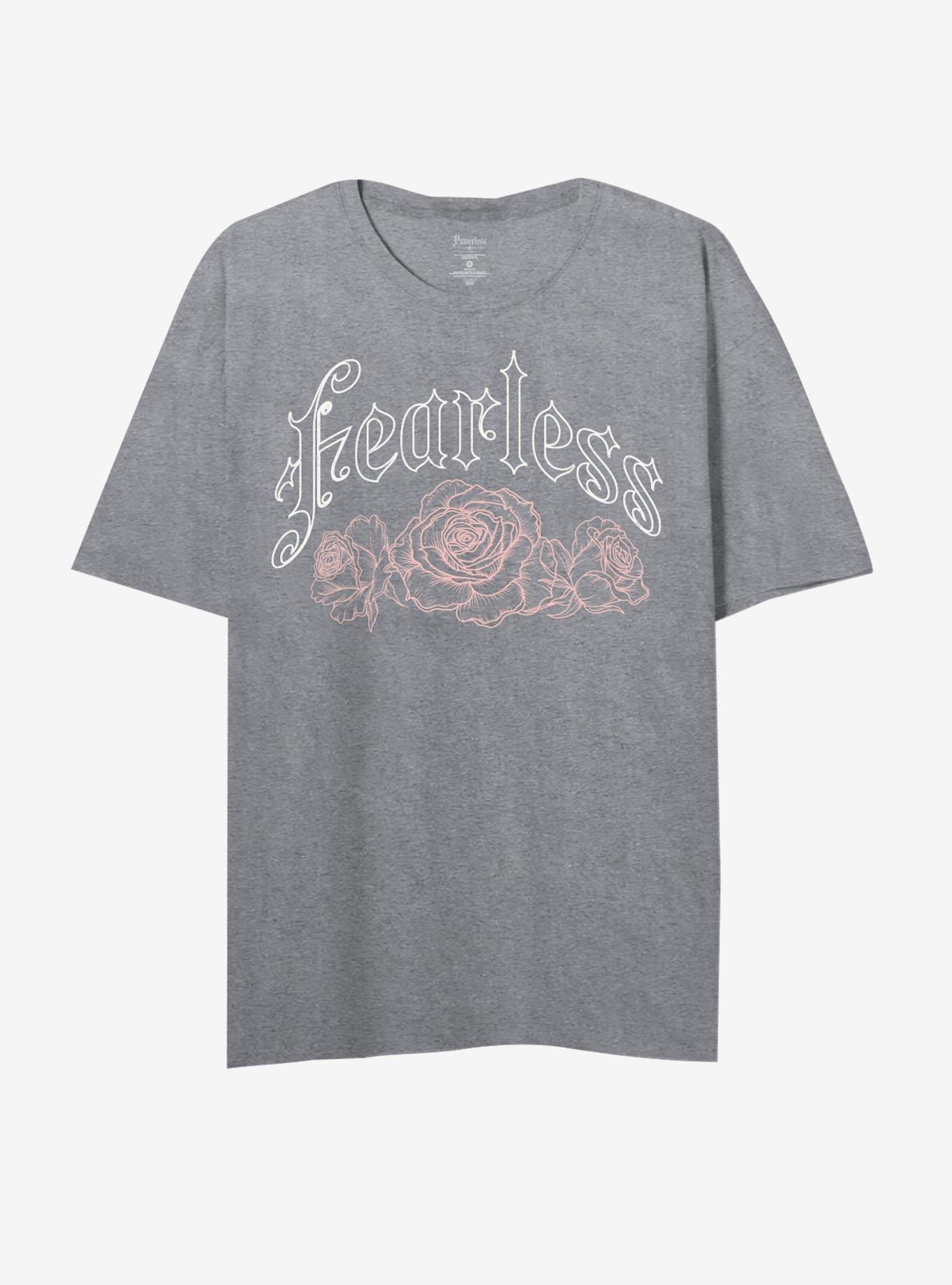 Powerless Fearless Roses Girls T-Shirt, , hi-res