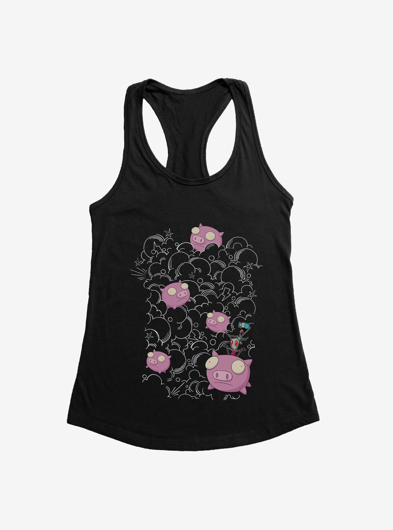 Invader Zim Pig Stampede Womens Tank Top, , hi-res