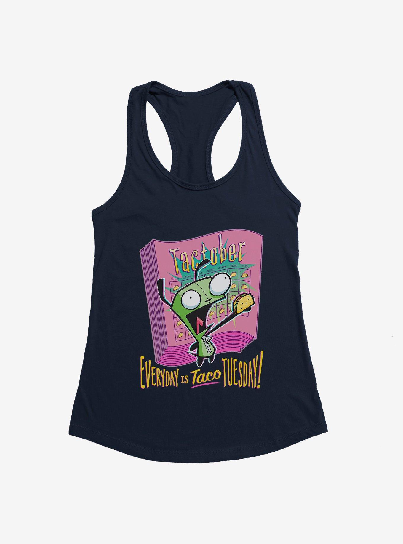 Invader Zim Taco Tuesday Womens Tank Top, MIDNIGHT NAVY, hi-res