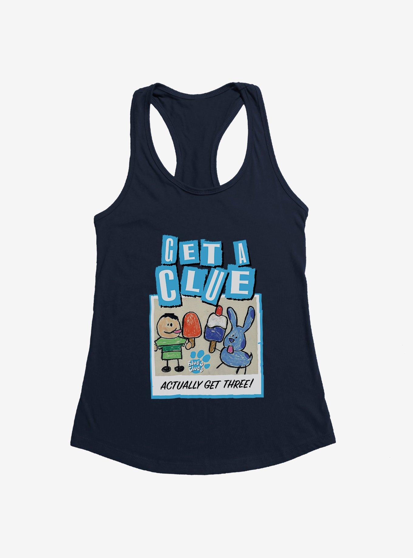 Blue's Clues Get A Clue Womens Tank Top
