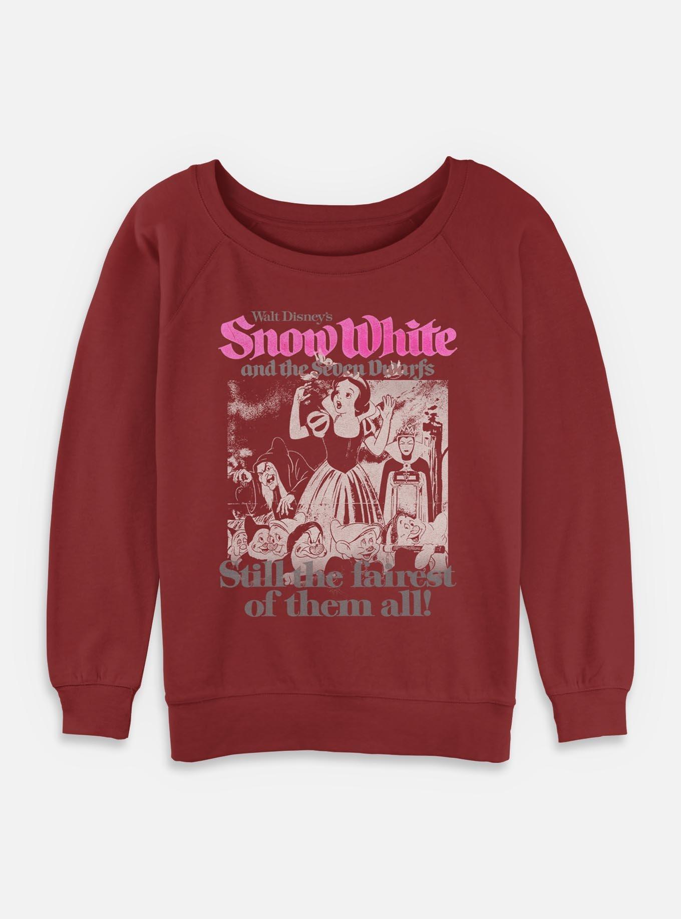 Disney Snow White and the Seven Dwarfs Still The Fairest Girls Slouchy Sweatshirt, , hi-res