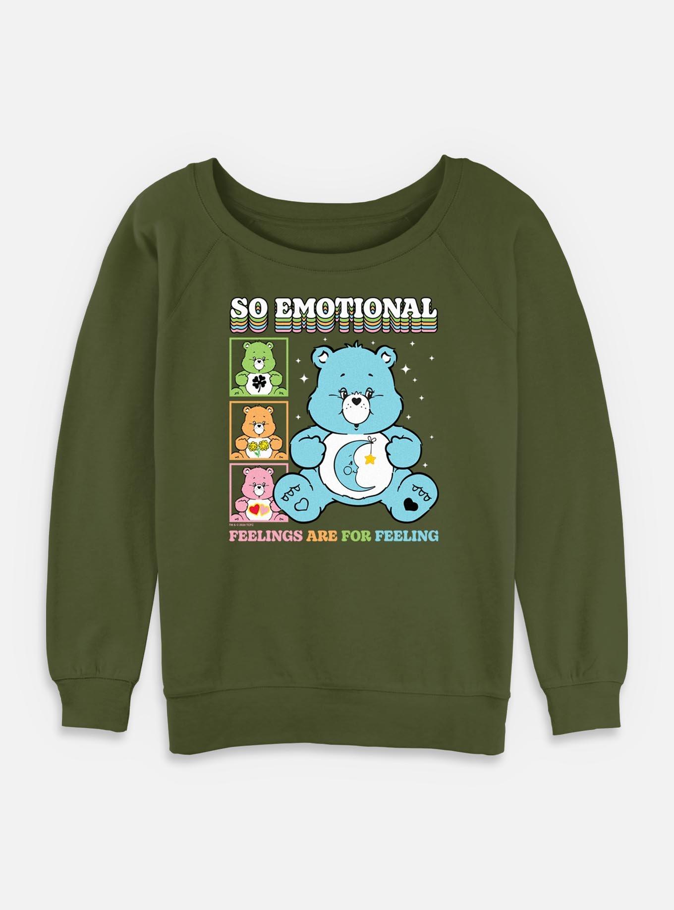 Care Bears Emotional Bears Girls Slouchy Sweatshirt