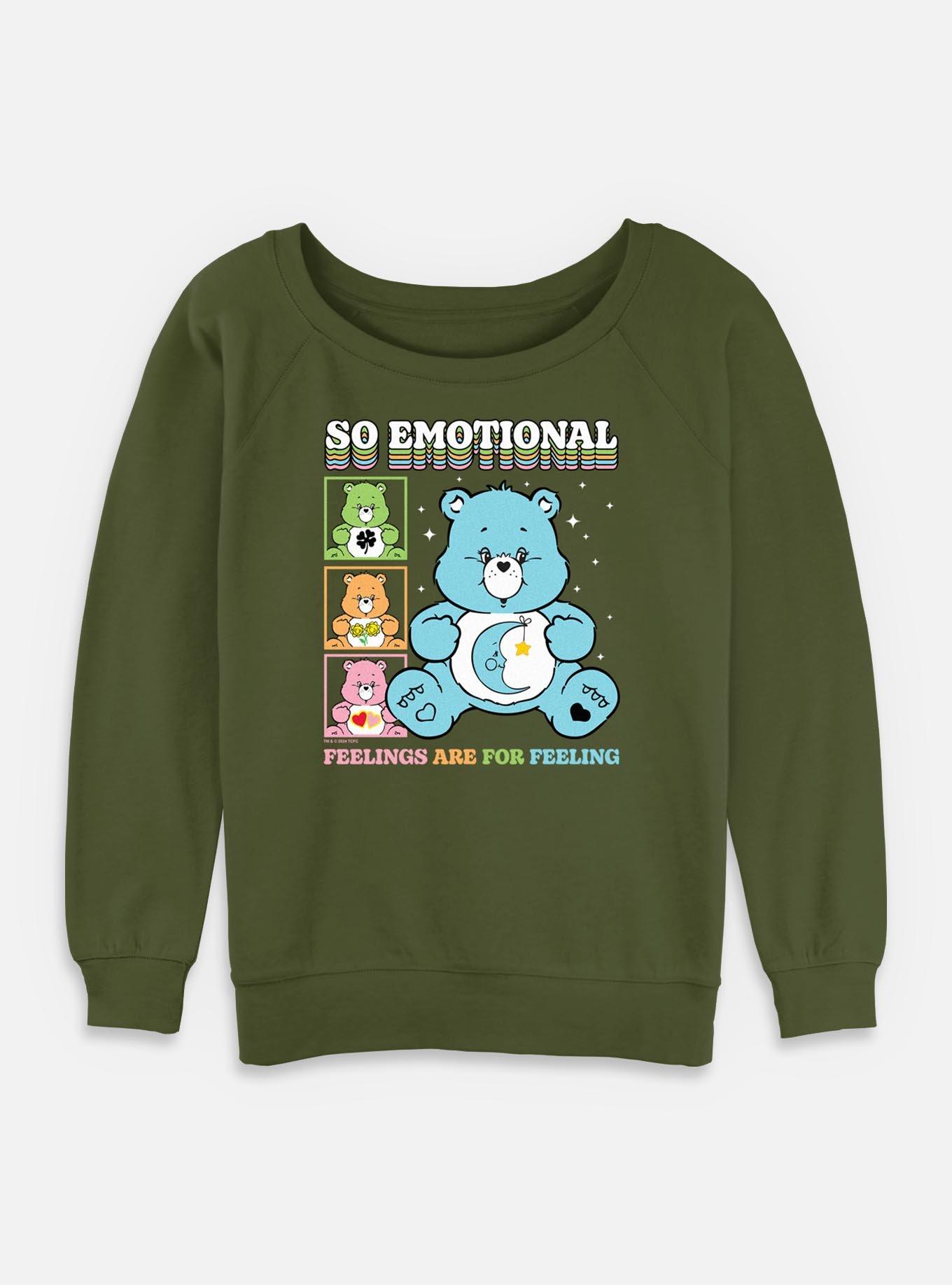 Care Bears Emotional Bears Girls Slouchy Sweatshirt, , hi-res