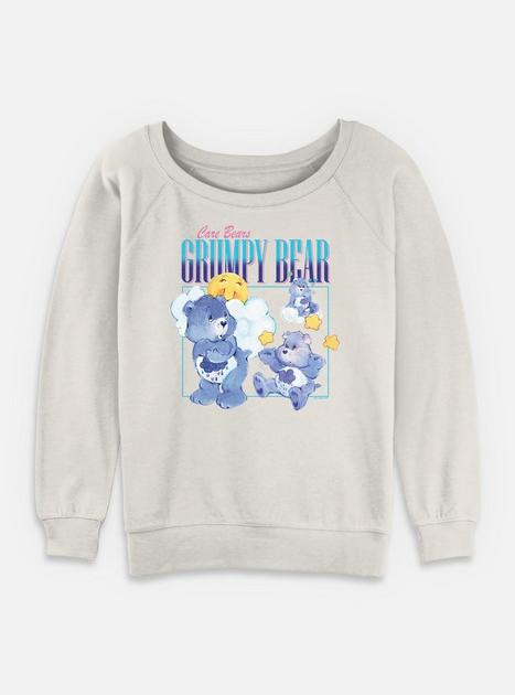 Care Bears Grumpy Bear Girls Slouchy Sweatshirt - BEIGETAN | Hot Topic