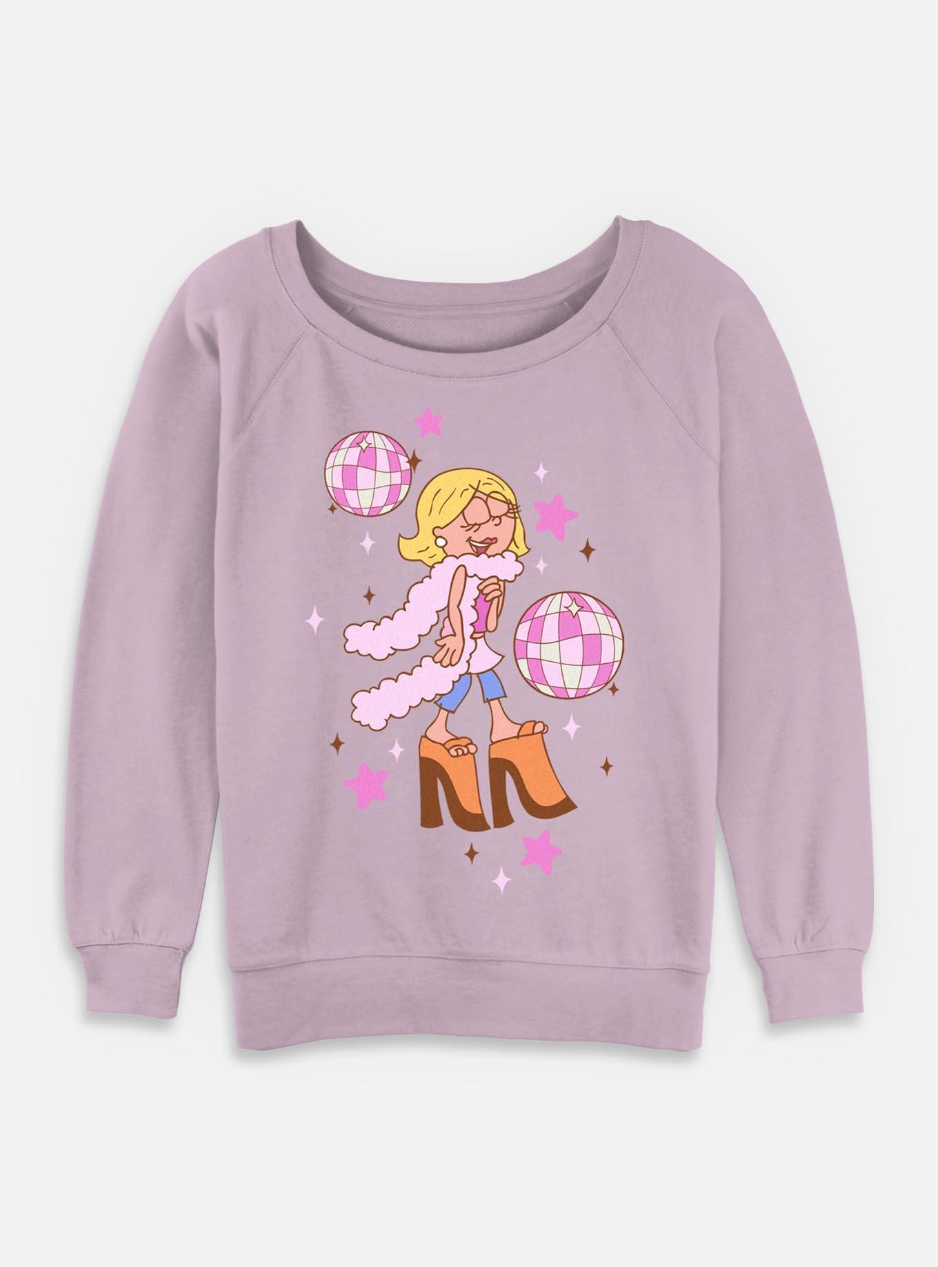 Disney Lizzie McGuire Western Diva Girls Slouchy Sweatshirt, , hi-res