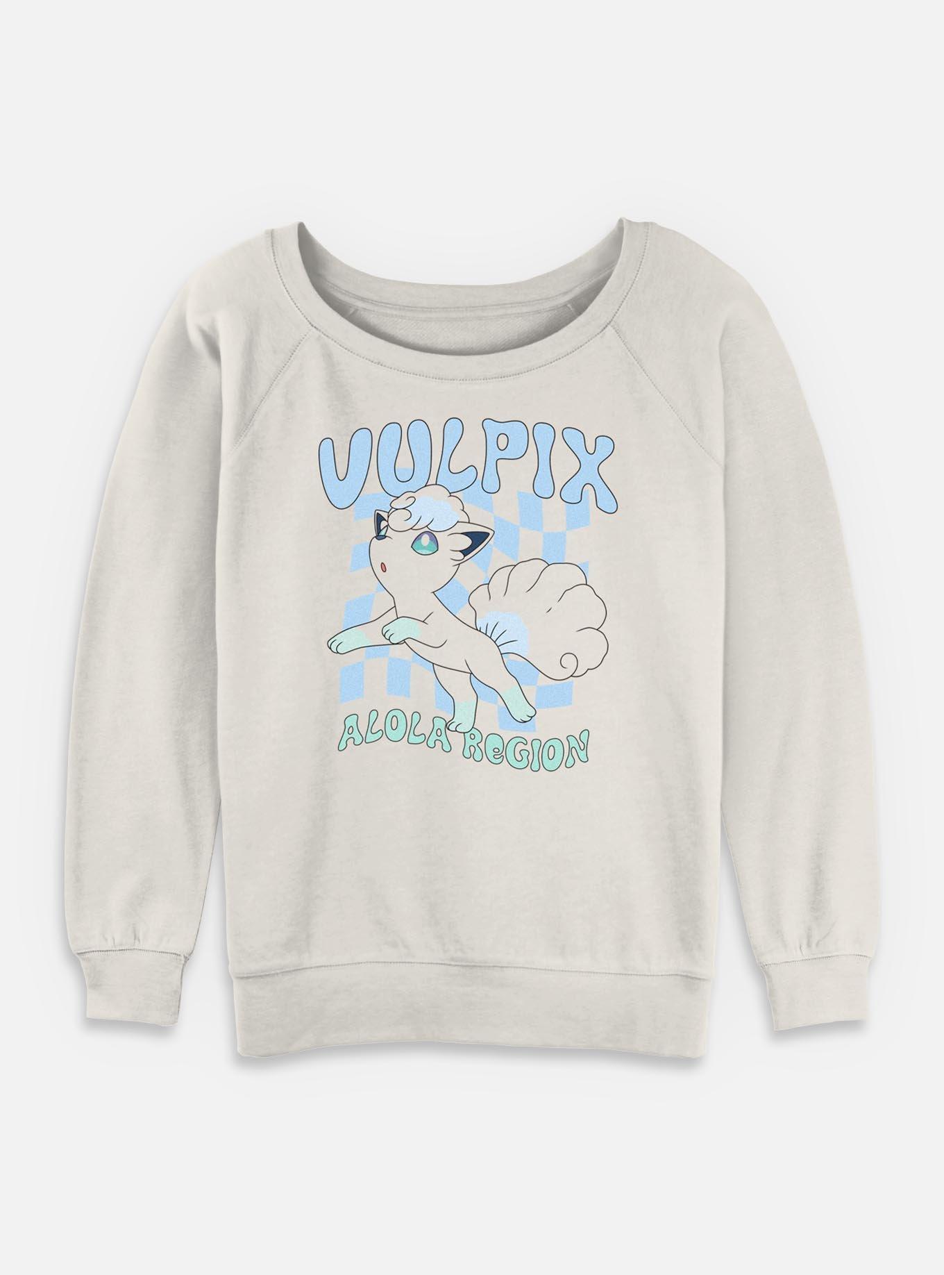 Pokemon Vulpix Girls Slouchy Sweatshirt, , hi-res