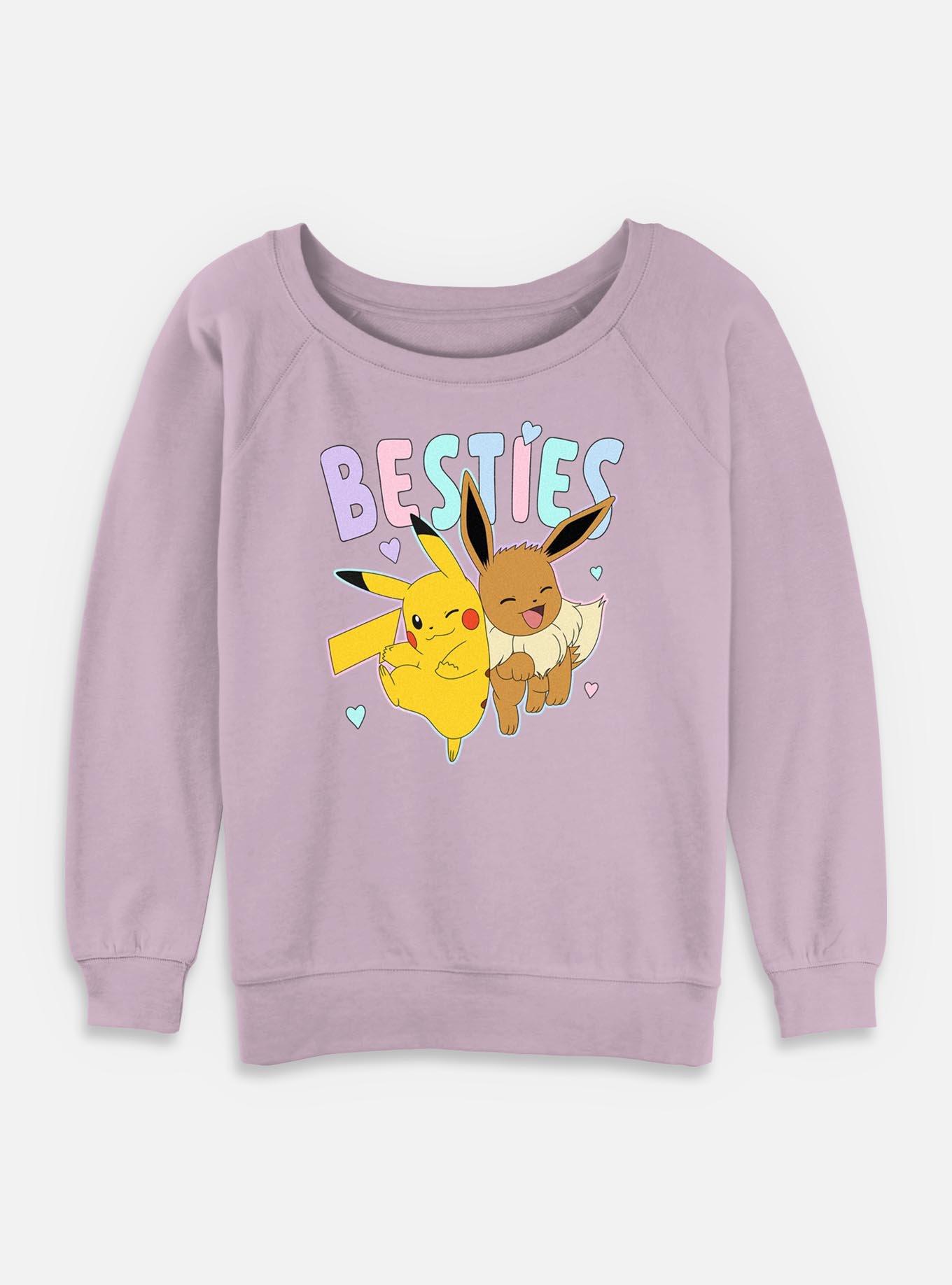 Pokemon Besties Girls Slouchy Sweatshirt, , hi-res