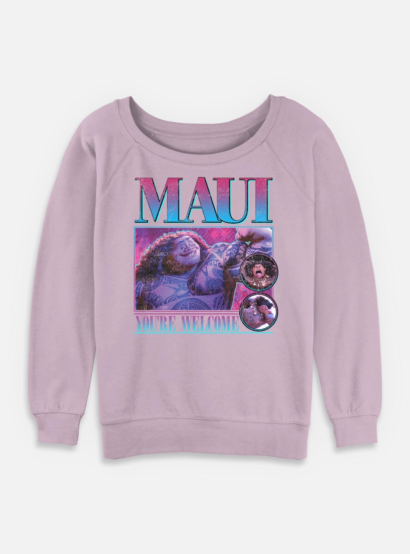 Disney Moana Y2K Maui Girls Slouchy Sweatshirt, , hi-res