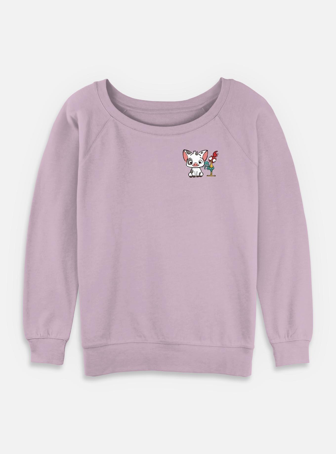 Disney Moana Pals Pocket Girls Slouchy Sweatshirt, , hi-res