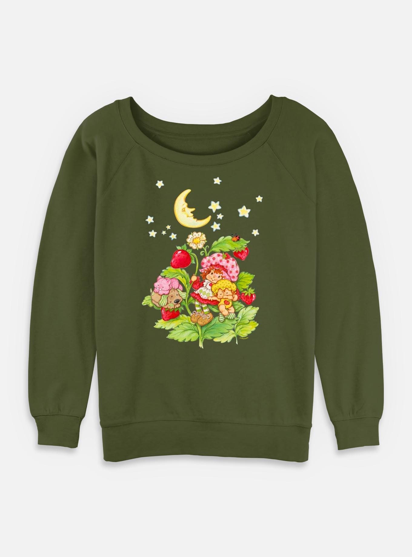 Strawberry Shortcake Berry Moon Girls Slouchy Sweatshirt