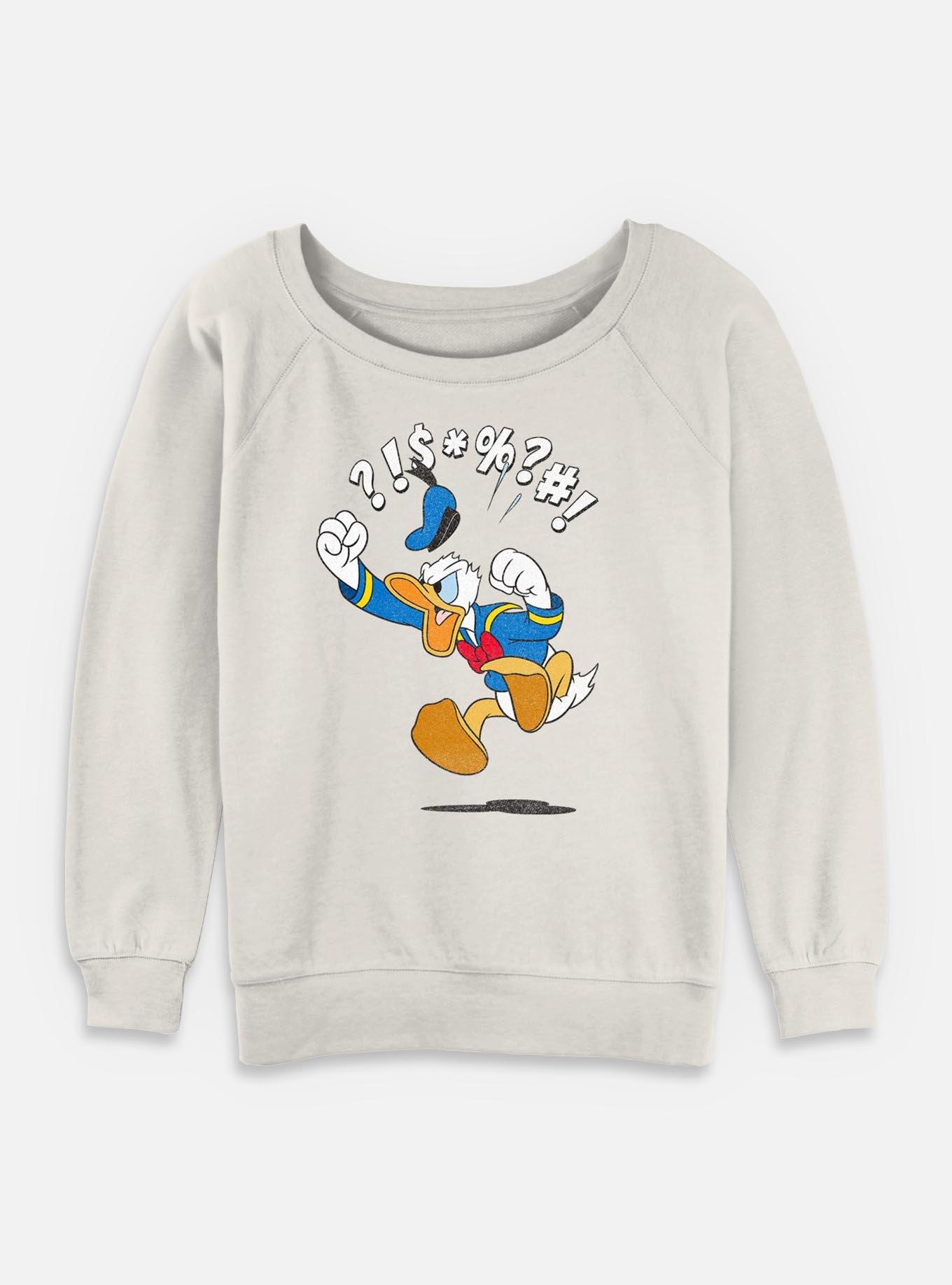 Disney Donald Duck Jump Girls Slouchy Sweatshirt, , hi-res