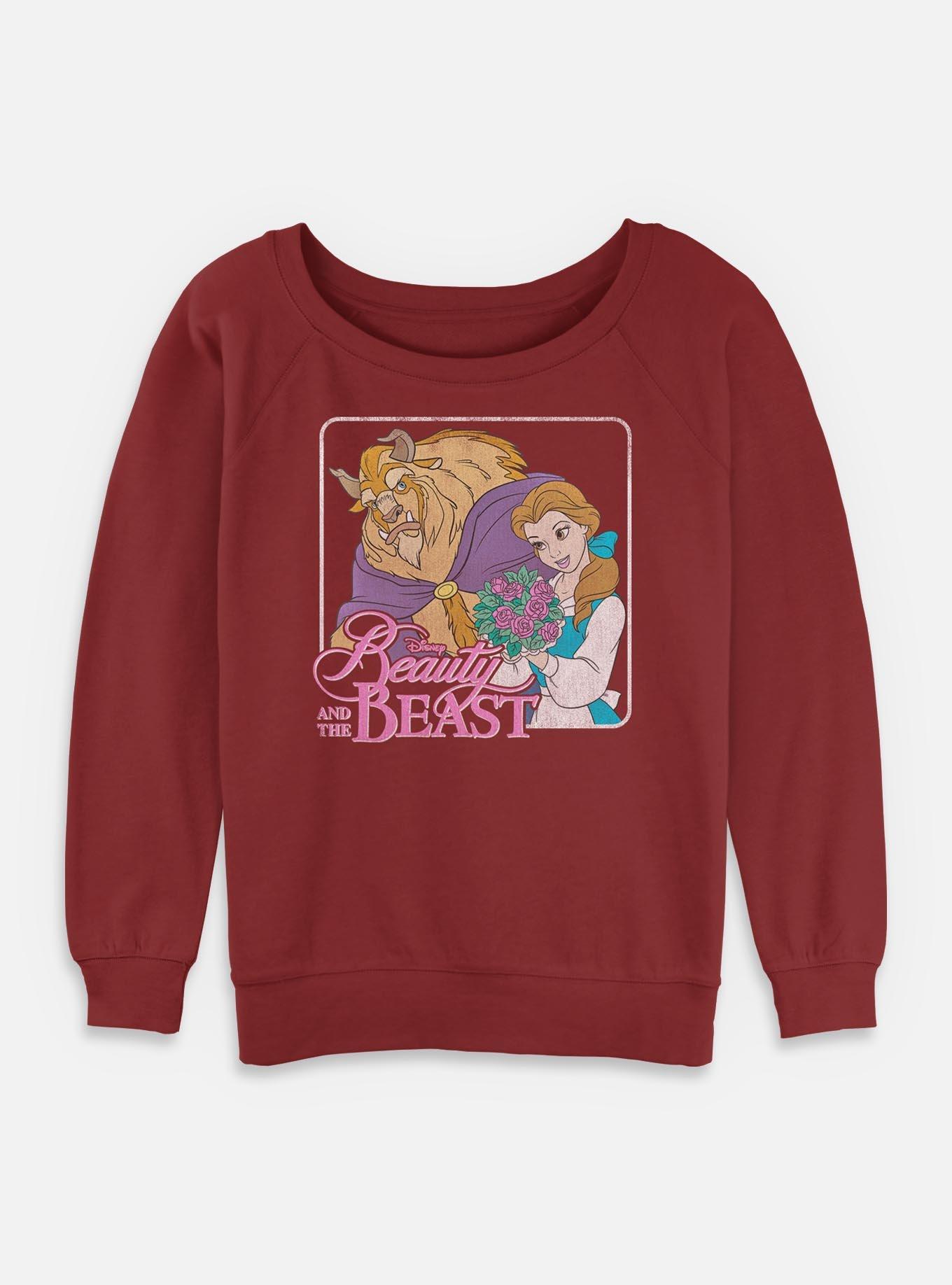 Disney Beauty and the Beast Classic Girls Slouchy Sweatshirt, , hi-res