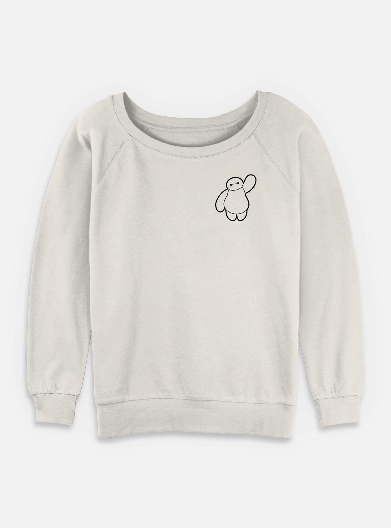 Disney Big Hero 6 Vintage Line Baymax Girls Slouchy Sweatshirt, , hi-res