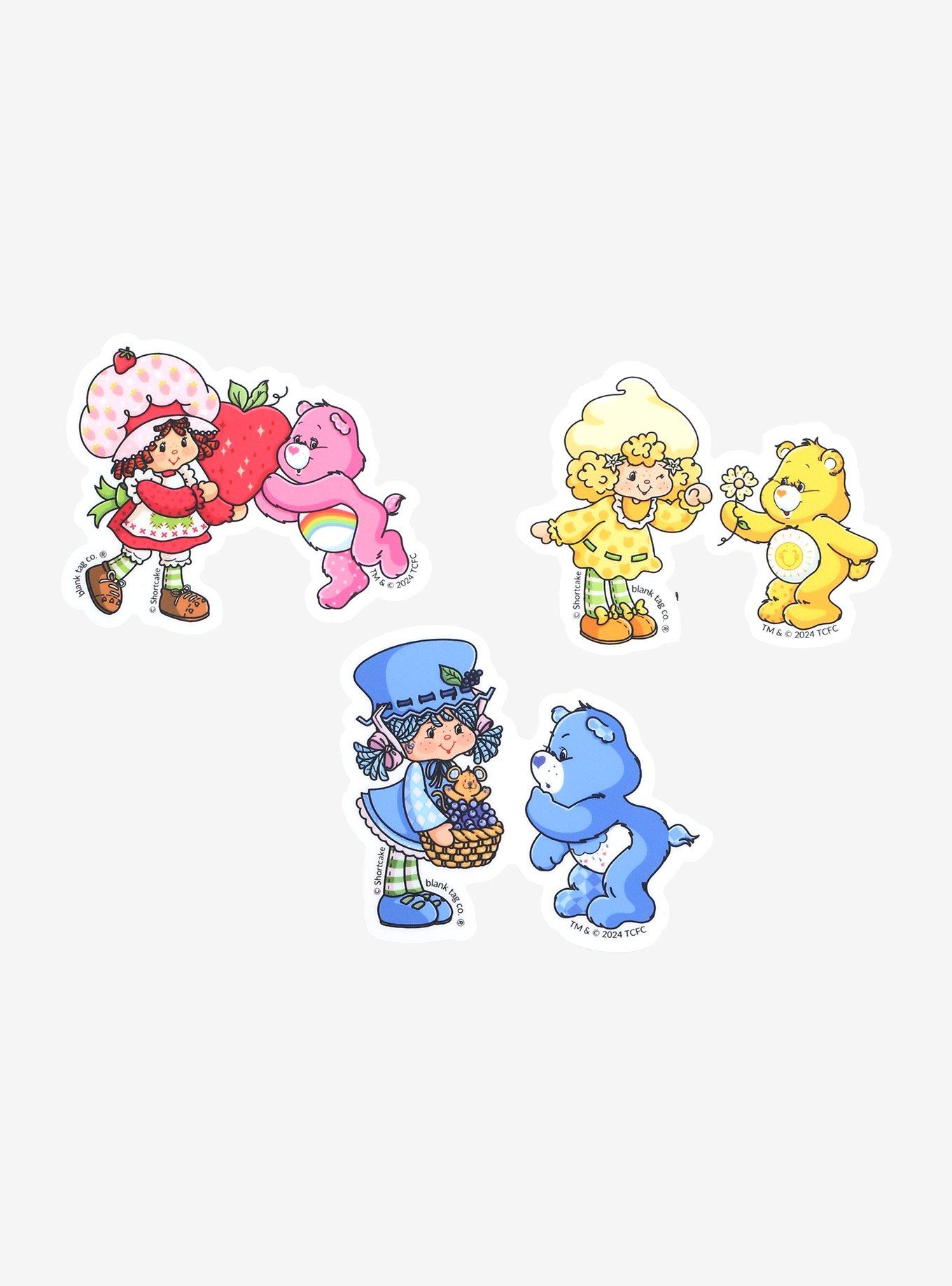 Strawberry Shortcake X Care Bears Stickers 3 Pack, , hi-res