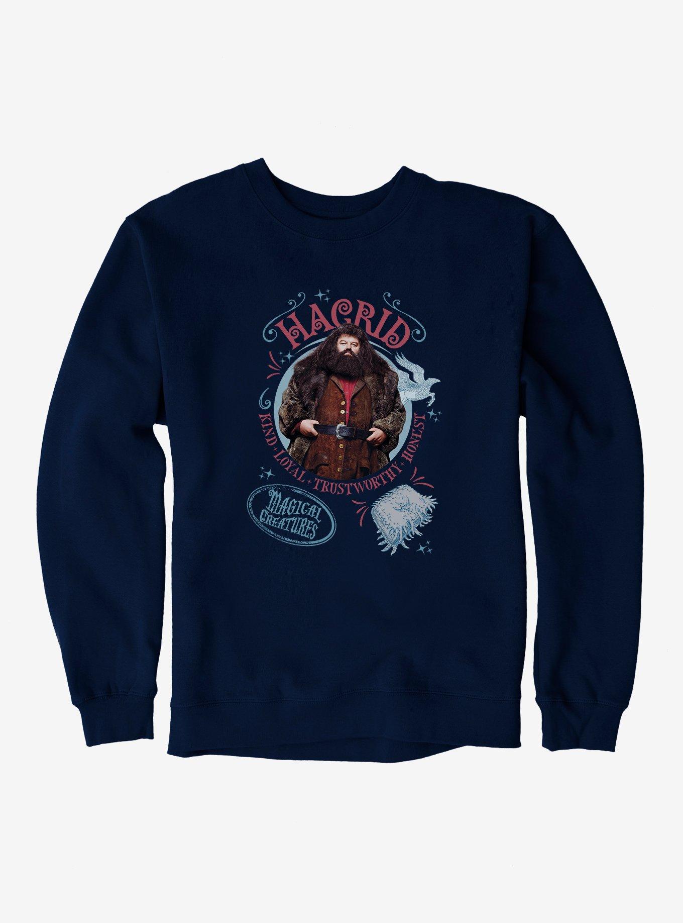 Harry Potter Hagrid Traits Sweatshirt, NAVY, hi-res