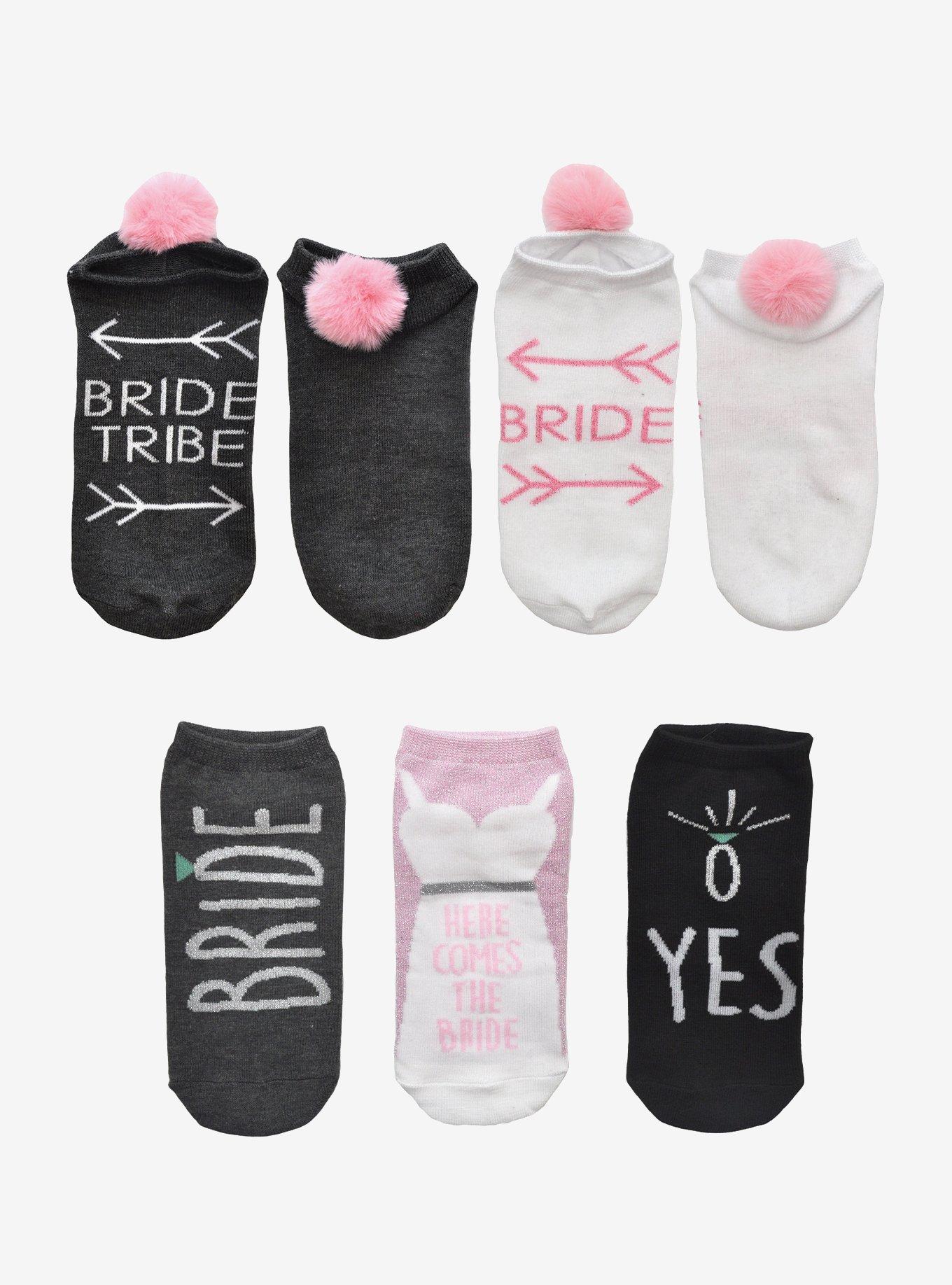 Bridal 5-Pair Lowcut Socks, , hi-res