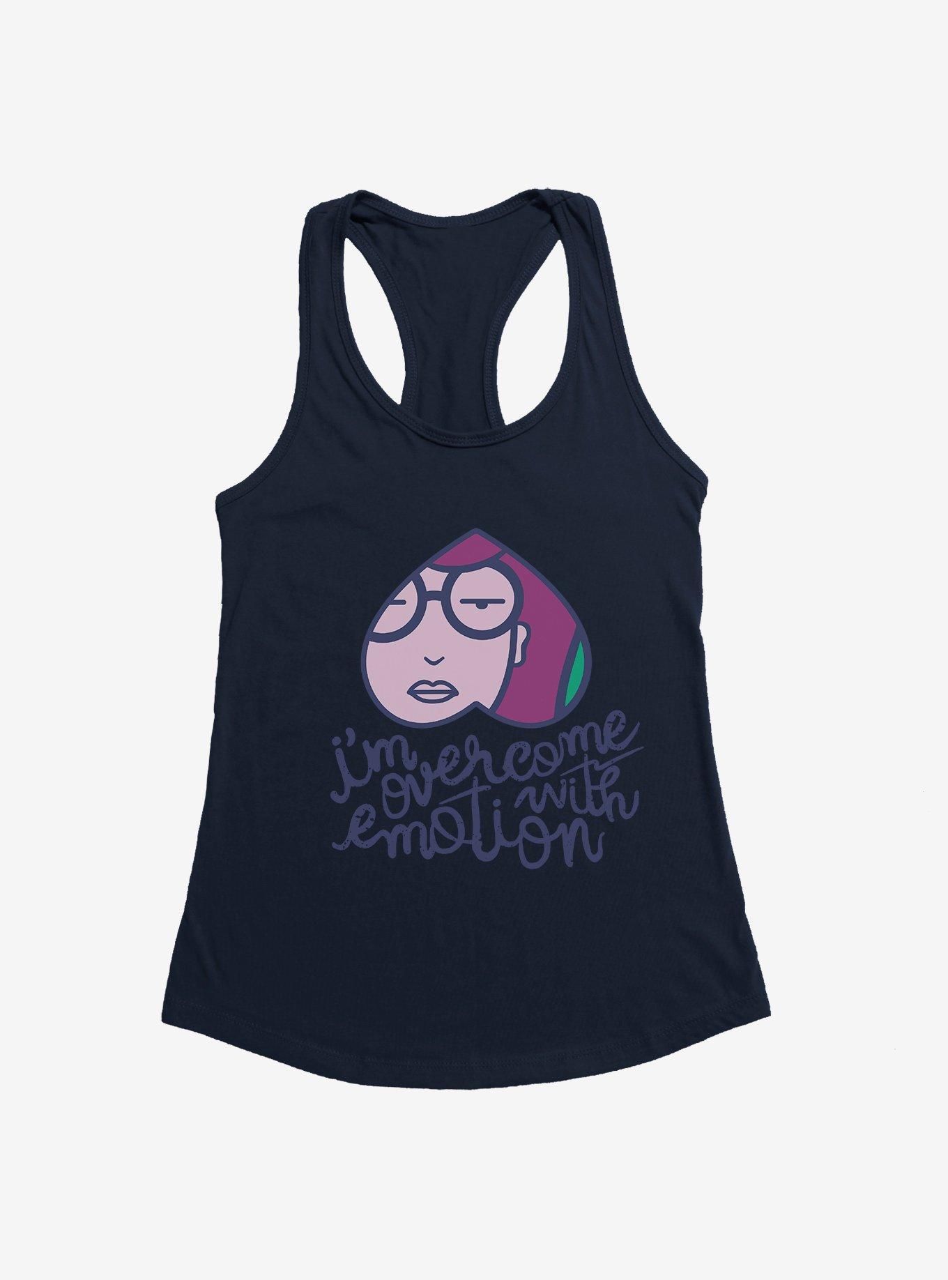Daria I'm Overcome With Emotion Heart Girls Tank, MIDNIGHT NAVY, hi-res